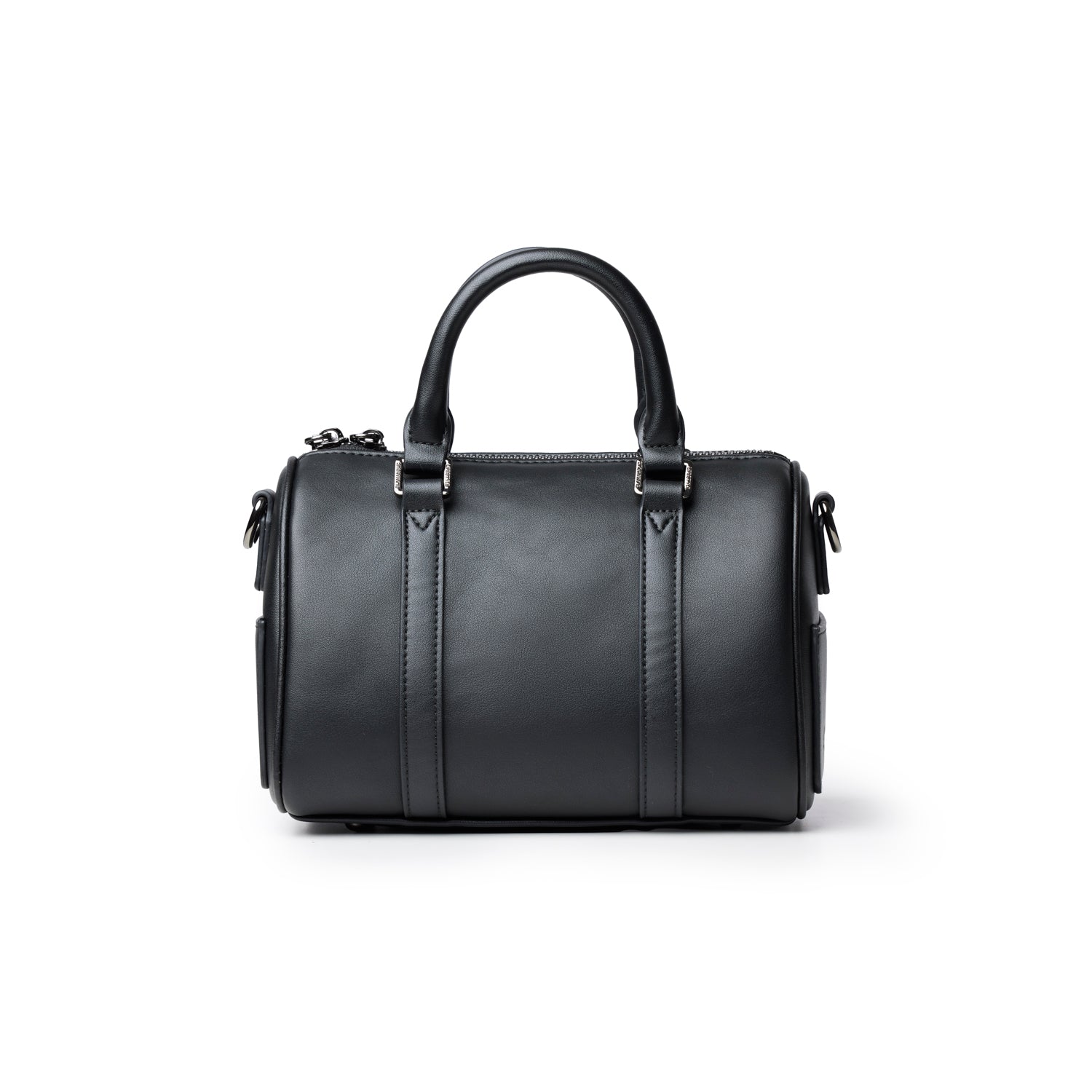 Mini Standard Gal Boston Bag in black, featuring a sleek design and structured silhouette for a chic look.