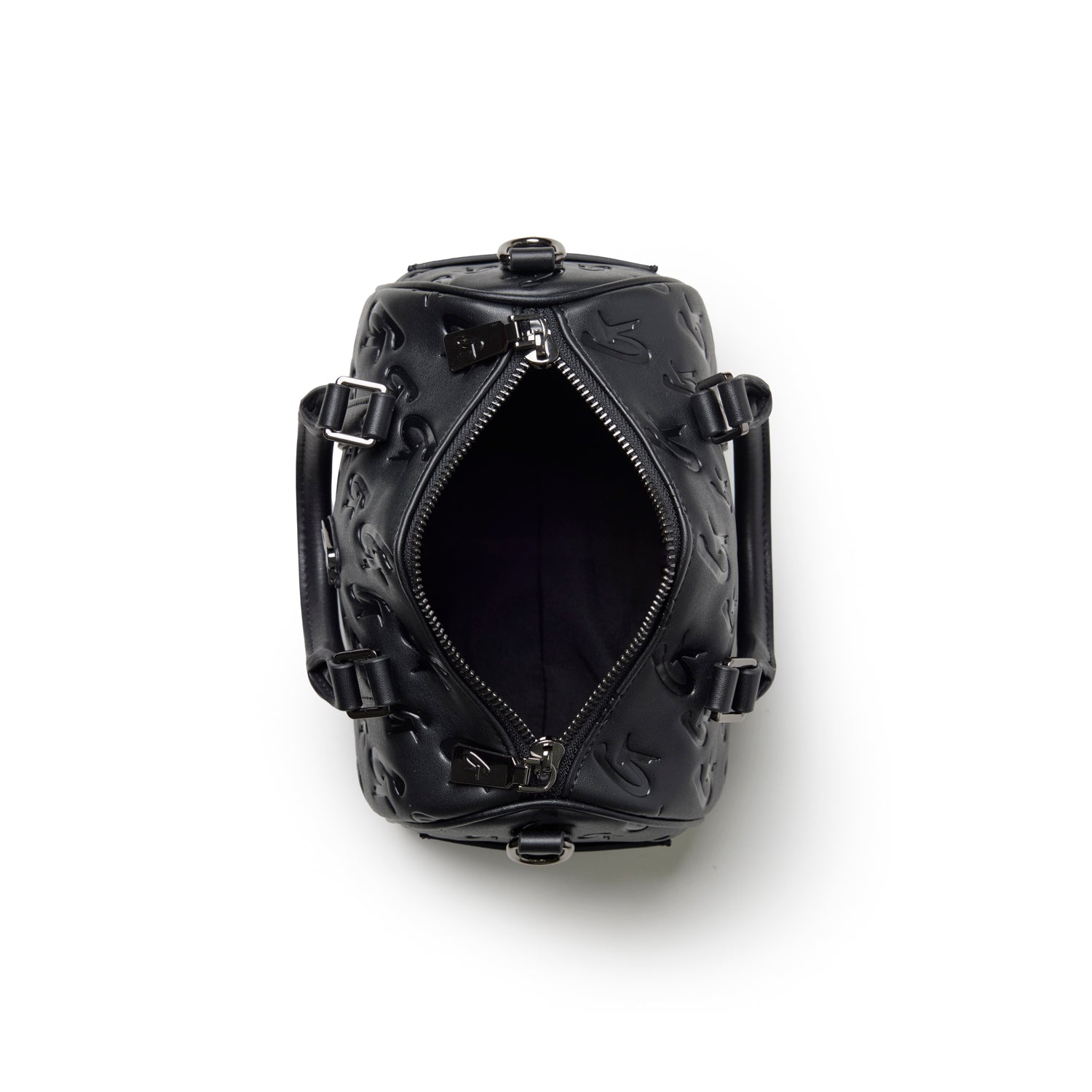 MINI MONOGRAM GAL BOSTON BAG - BLACK