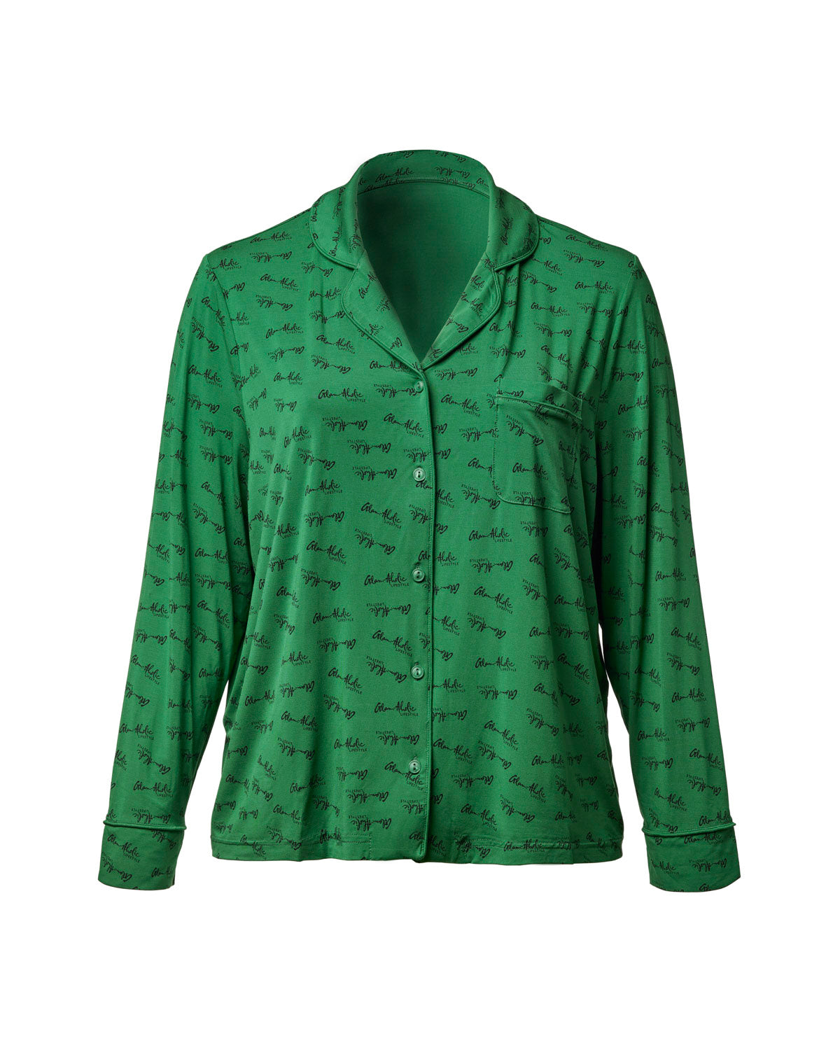 SIGNATURE PAJAMAS LONG - GREEN