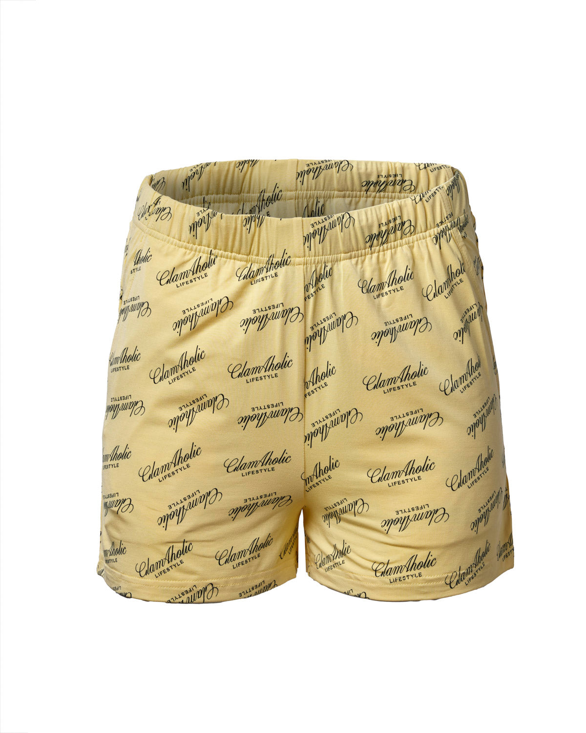 SIGNATURE LUXE PAJAMA SHORT SET - YELLOW