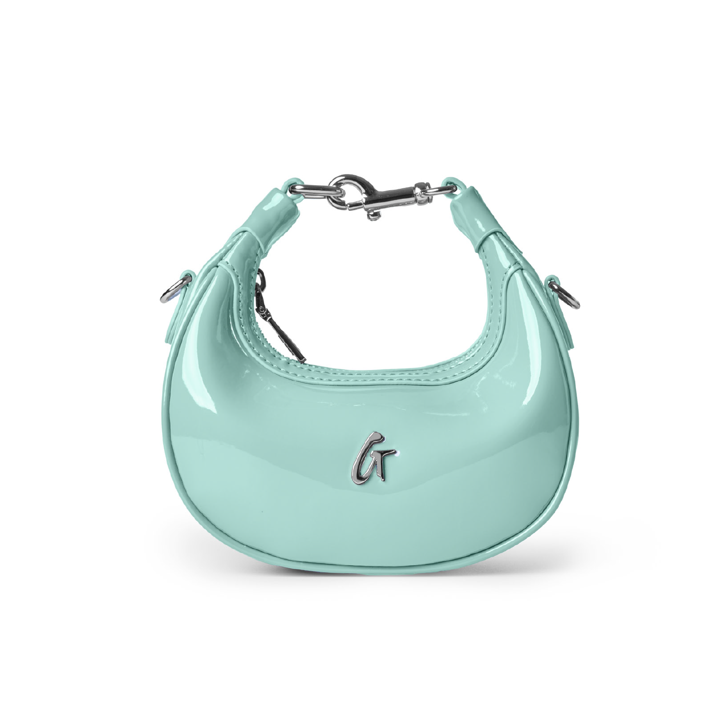 NANO MIRROR HOBO BAG - MIRROR TEAL