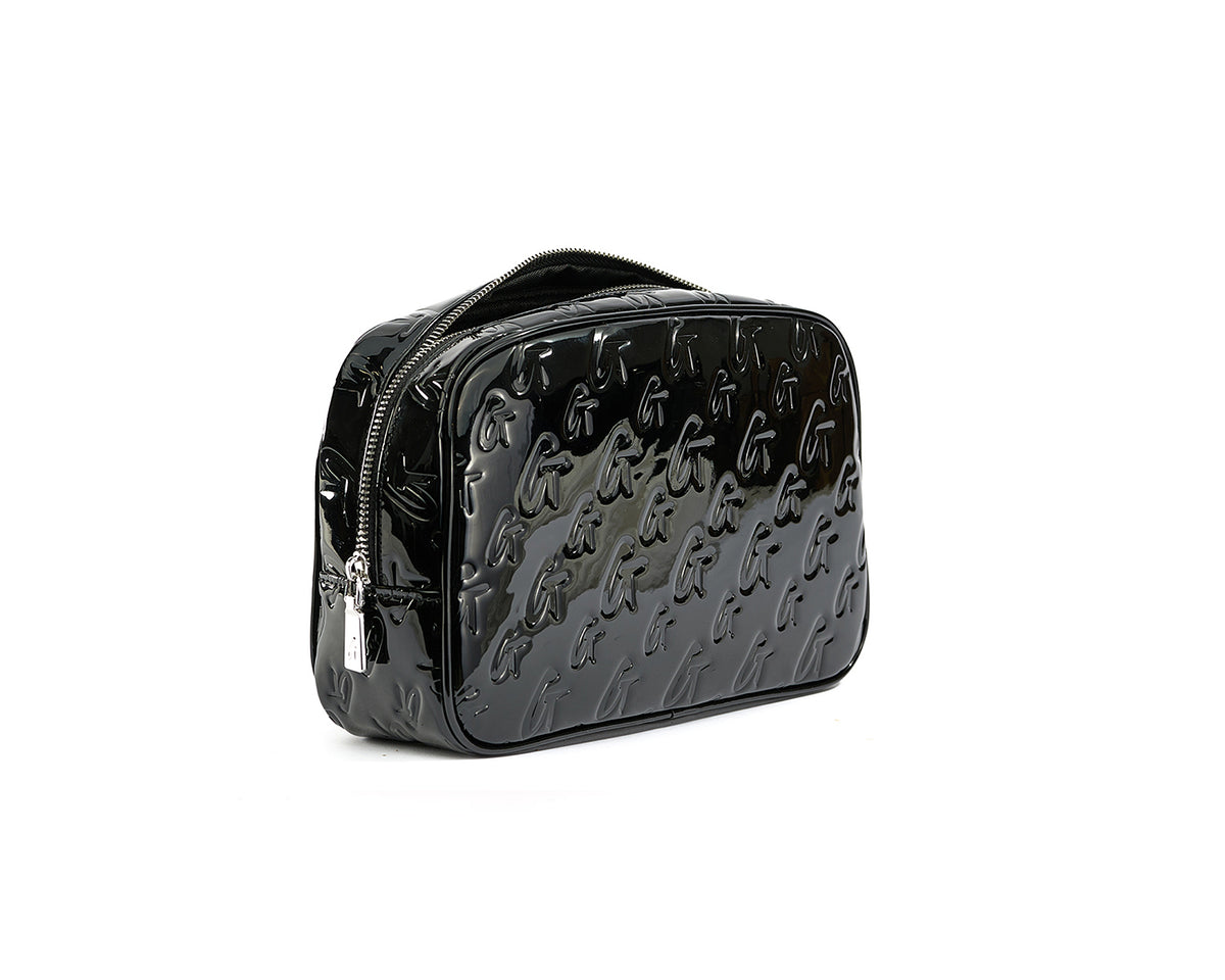 MONOGRAM TOILETRY SET - MIRROR BLACK