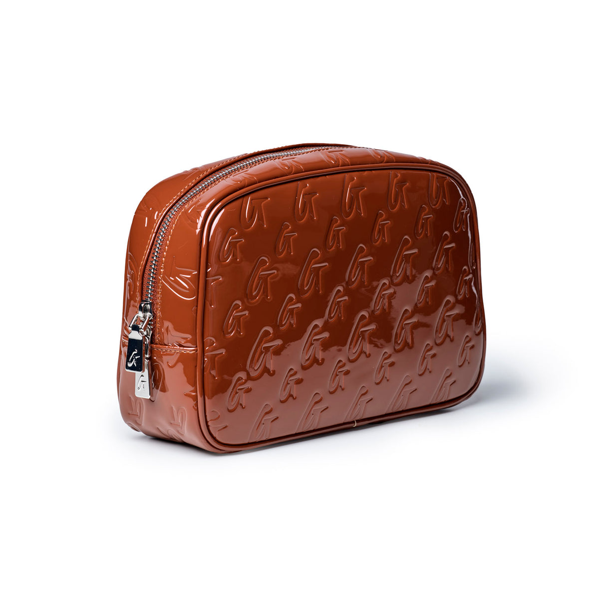 SMALL MONOGRAM TOILETRY BAG - MIRROR BROWN