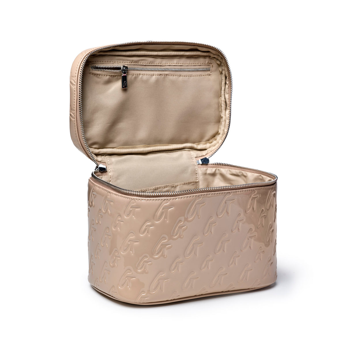 LARGE MONOGRAM TOILETRY BAG - MIRROR NUDE