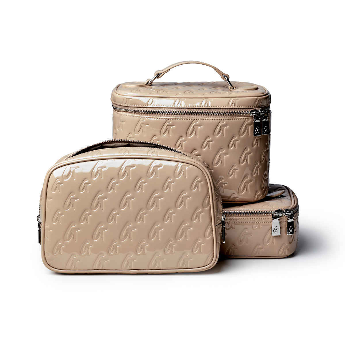 LARGE MONOGRAM TOILETRY BAG - MIRROR NUDE