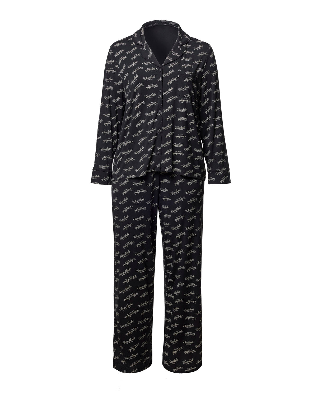 SIGNATURE LUXE PAJAMAS STANDARD - BLACK