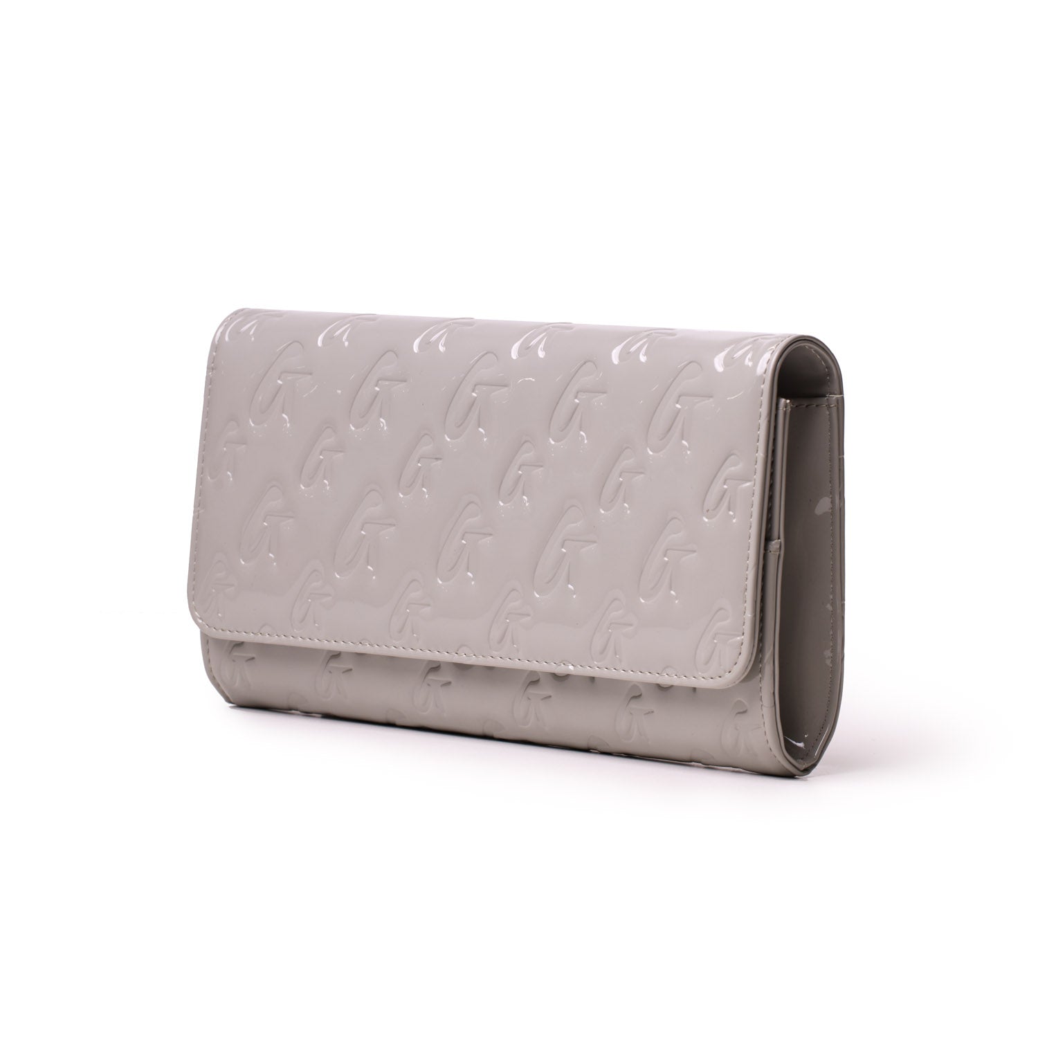 MONOGRAM TRAVEL WALLET - MIRROR GRAY