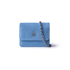 MINI DENIM SILVER WOC