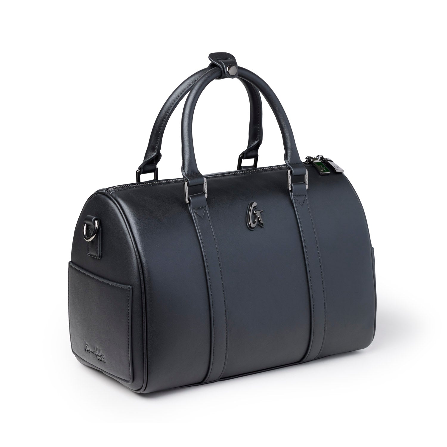 LARGE STANDARD GAL BOSTON BAG - BLACK