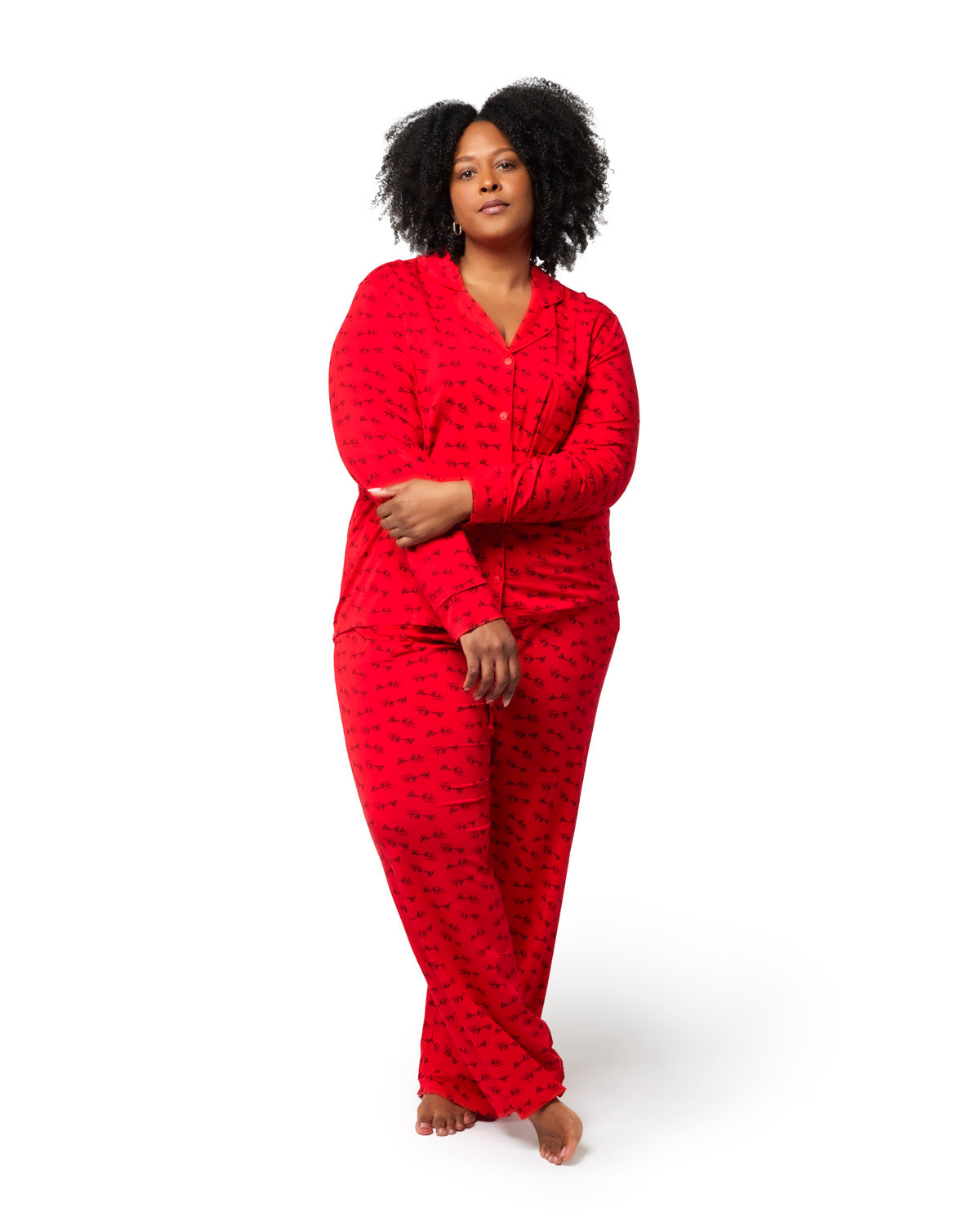 SIGNATURE PAJAMAS STANDARD - RED