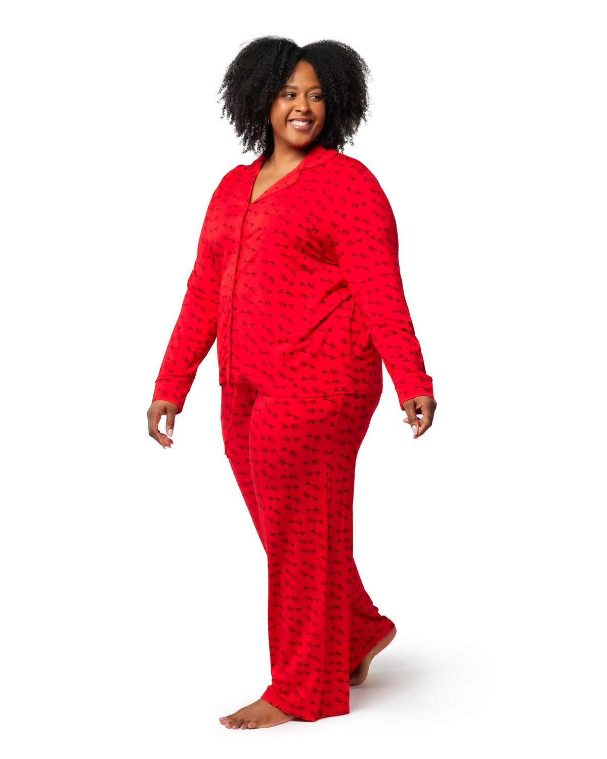 SIGNATURE PAJAMAS LONG - RED