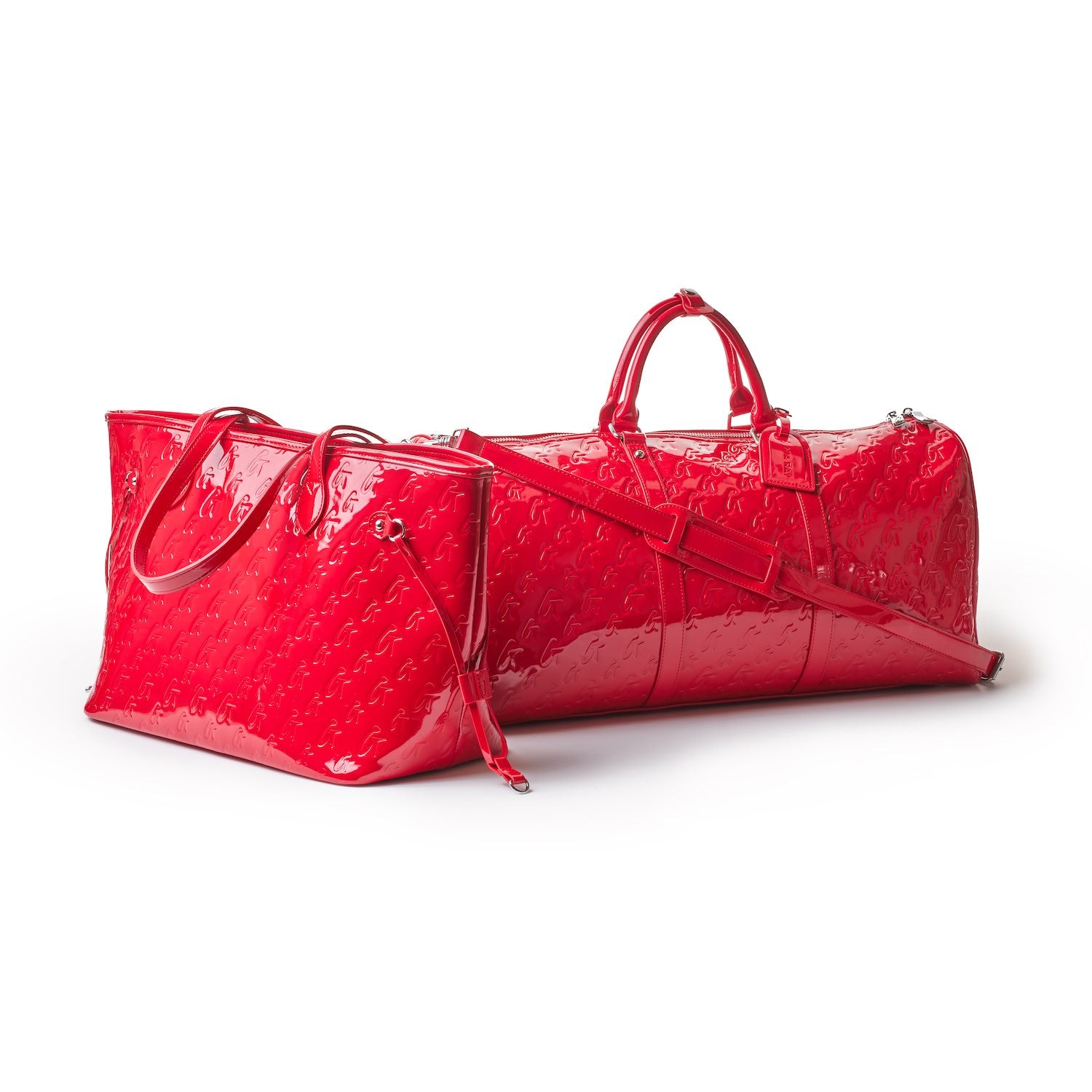 MONOGRAM TRAVEL SET - MIRROR RED