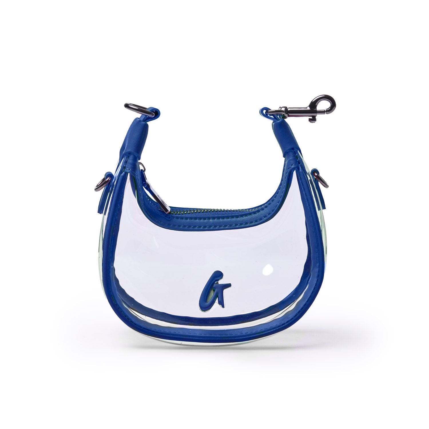 NANO CLEAR HOBO BAG - BLUE
