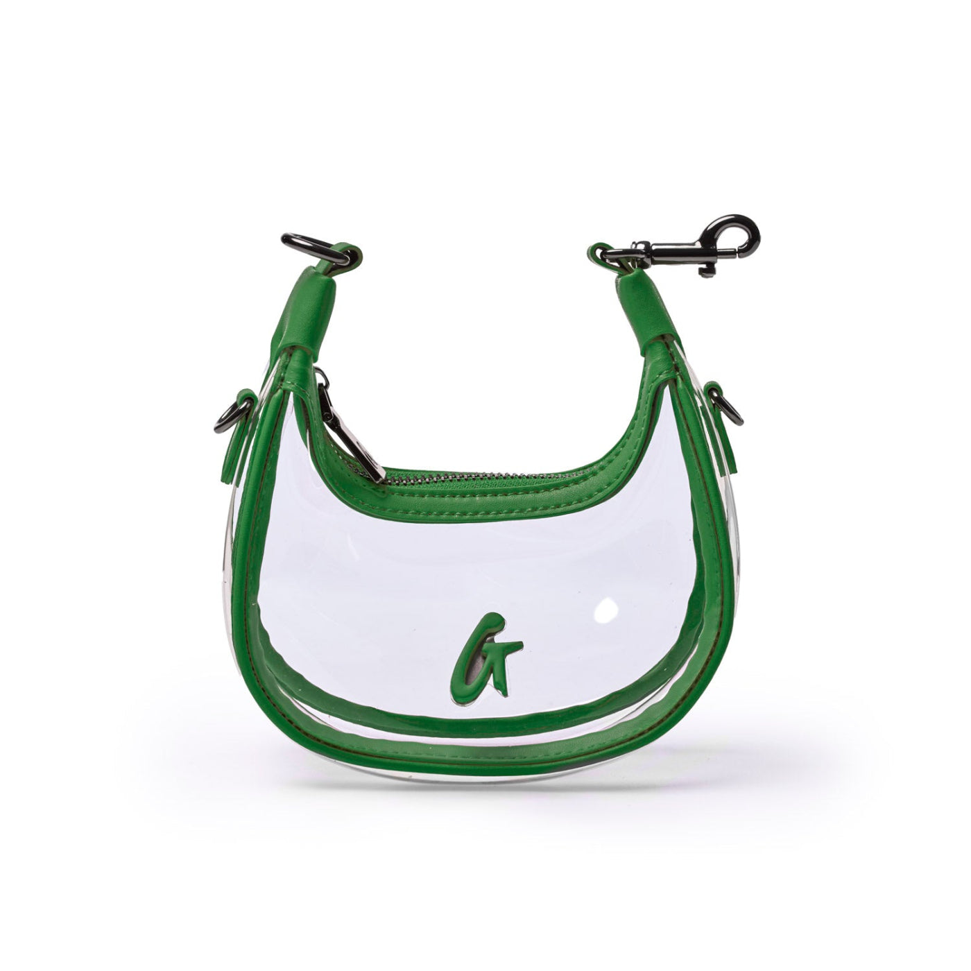 NANO CLEAR HOBO BAG - GREEN