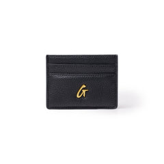 PEBBLE CARD HOLDER - BLACK