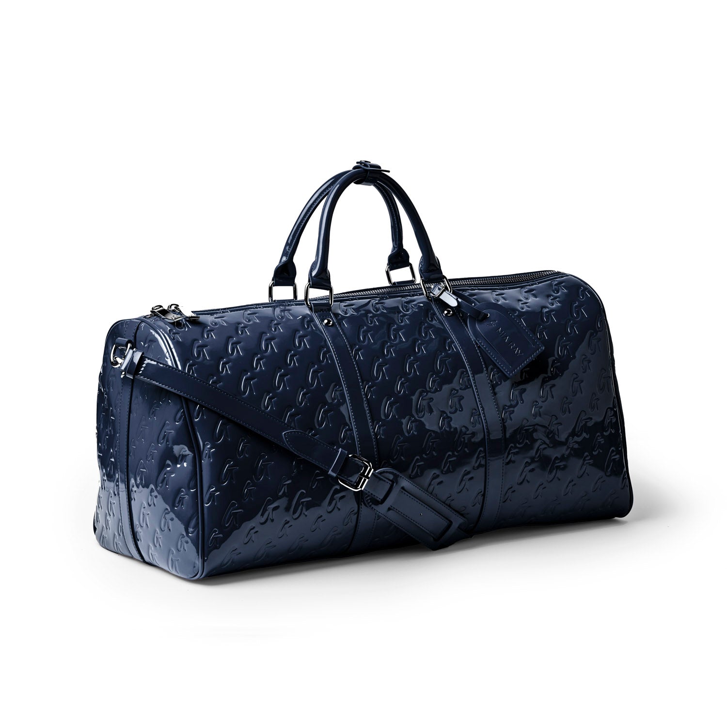 MONOGRAM DUFFLE BAG - MIRROR NAVY