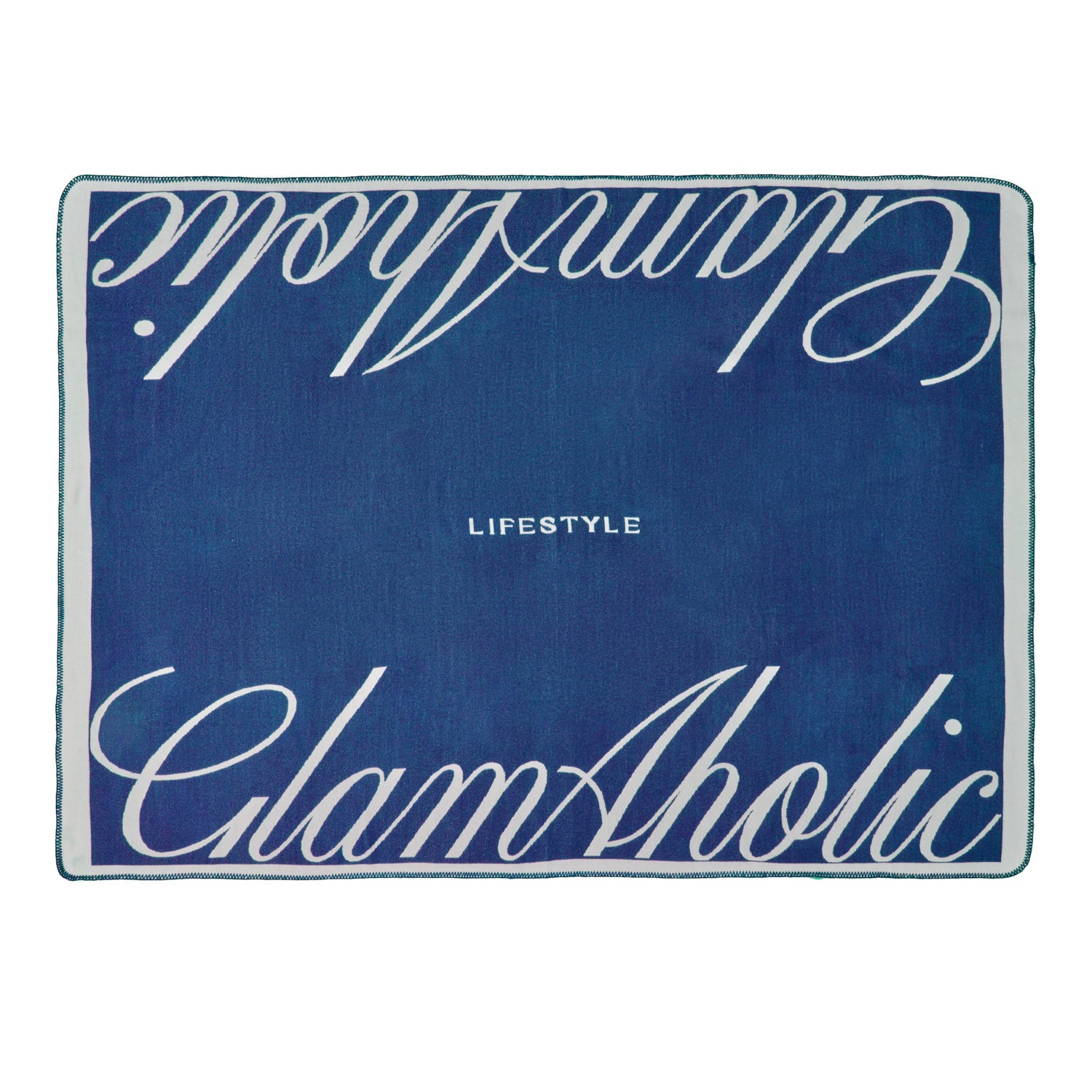 SIGNATURE LUXE THROW BLANKET - NAVY
