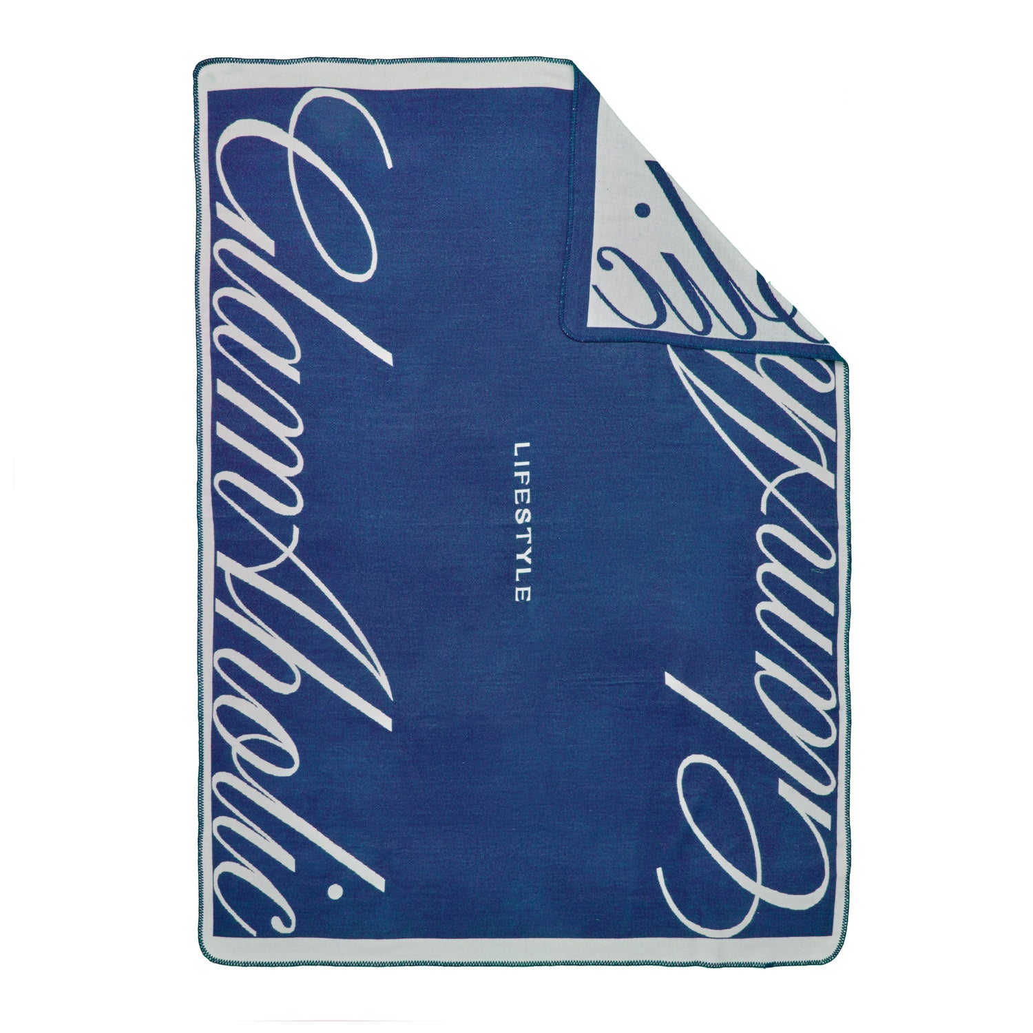 SIGNATURE LUXE THROW BLANKET - NAVY