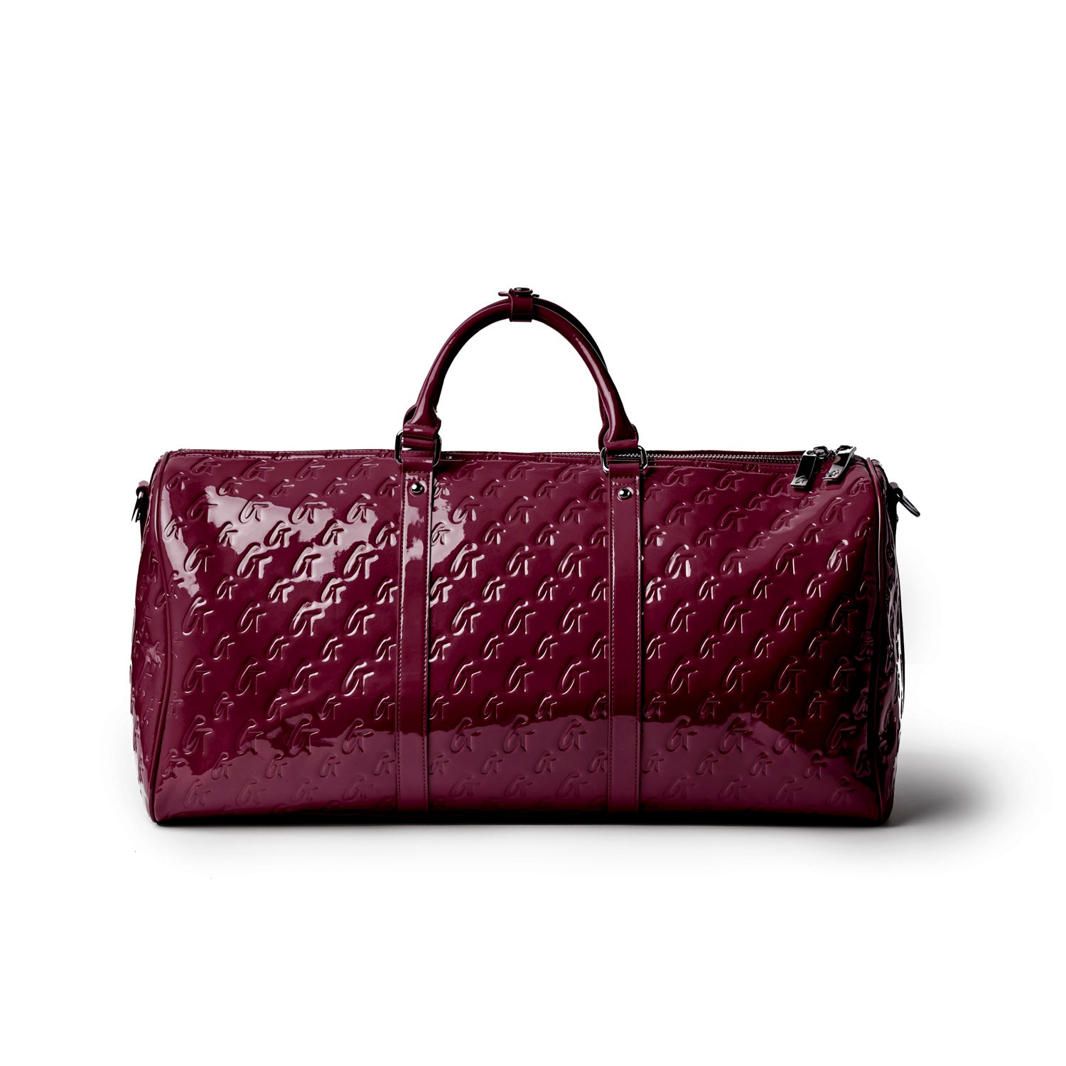 MONOGRAM DUFFLE BAG - MIRROR BURGUNDY