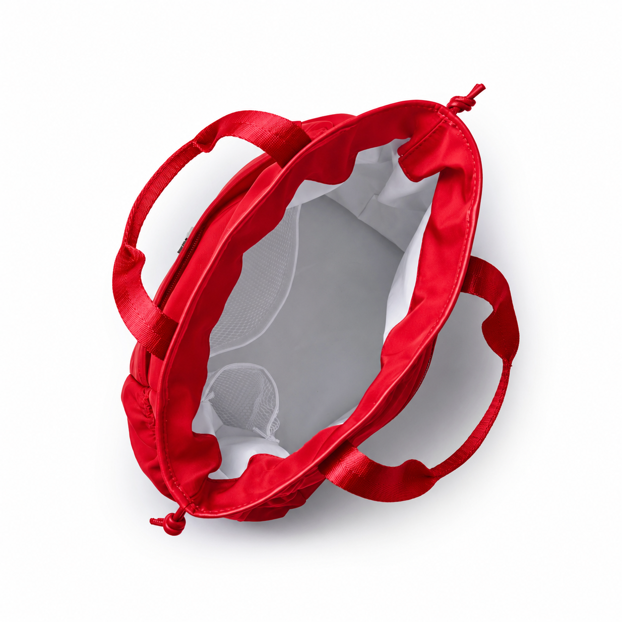 NYLON LUNCH BAG - RED