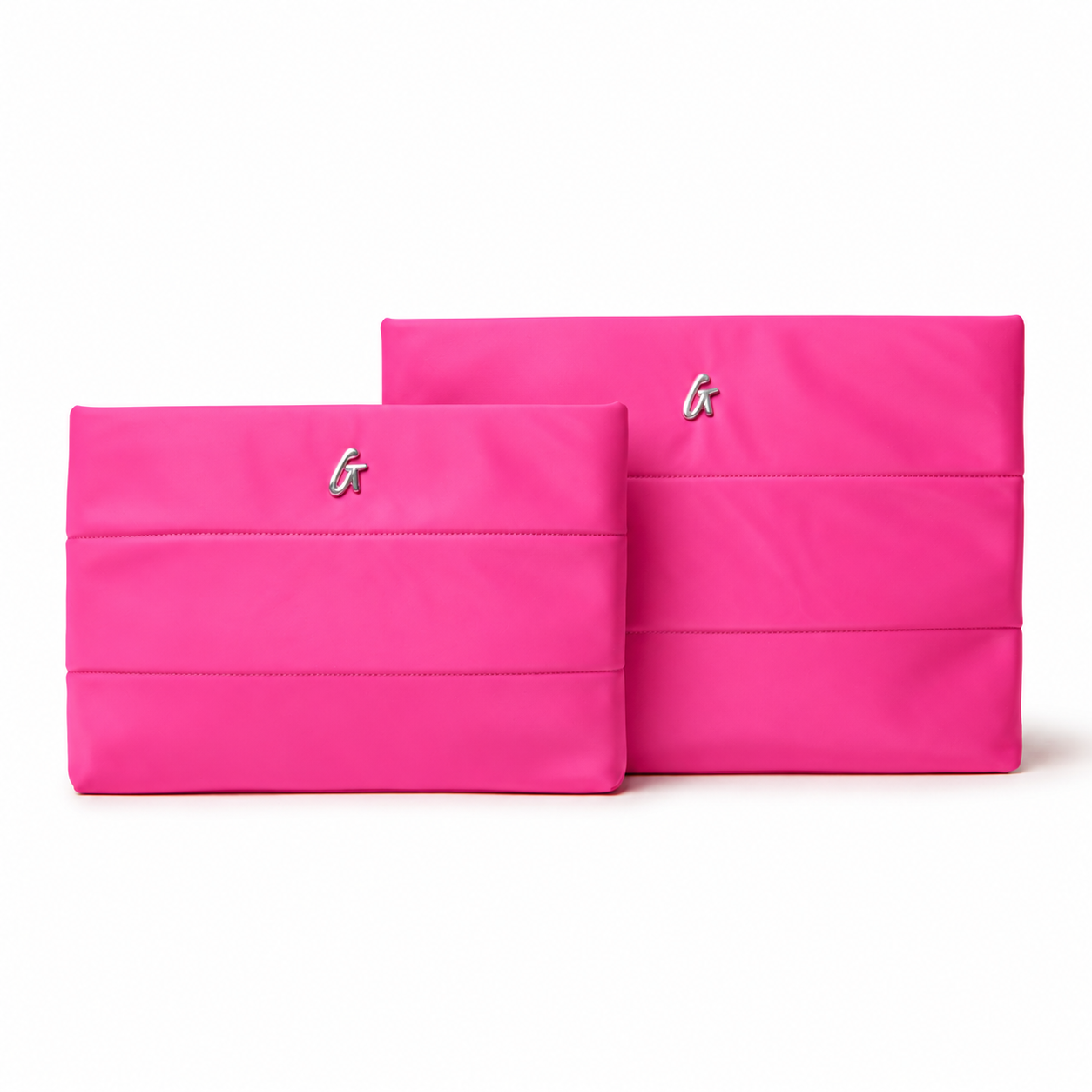NYLON LAPTOP SLEEVE - HOT PINK