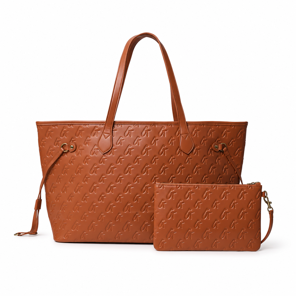MONOGRAM TRAVEL SET - BROWN