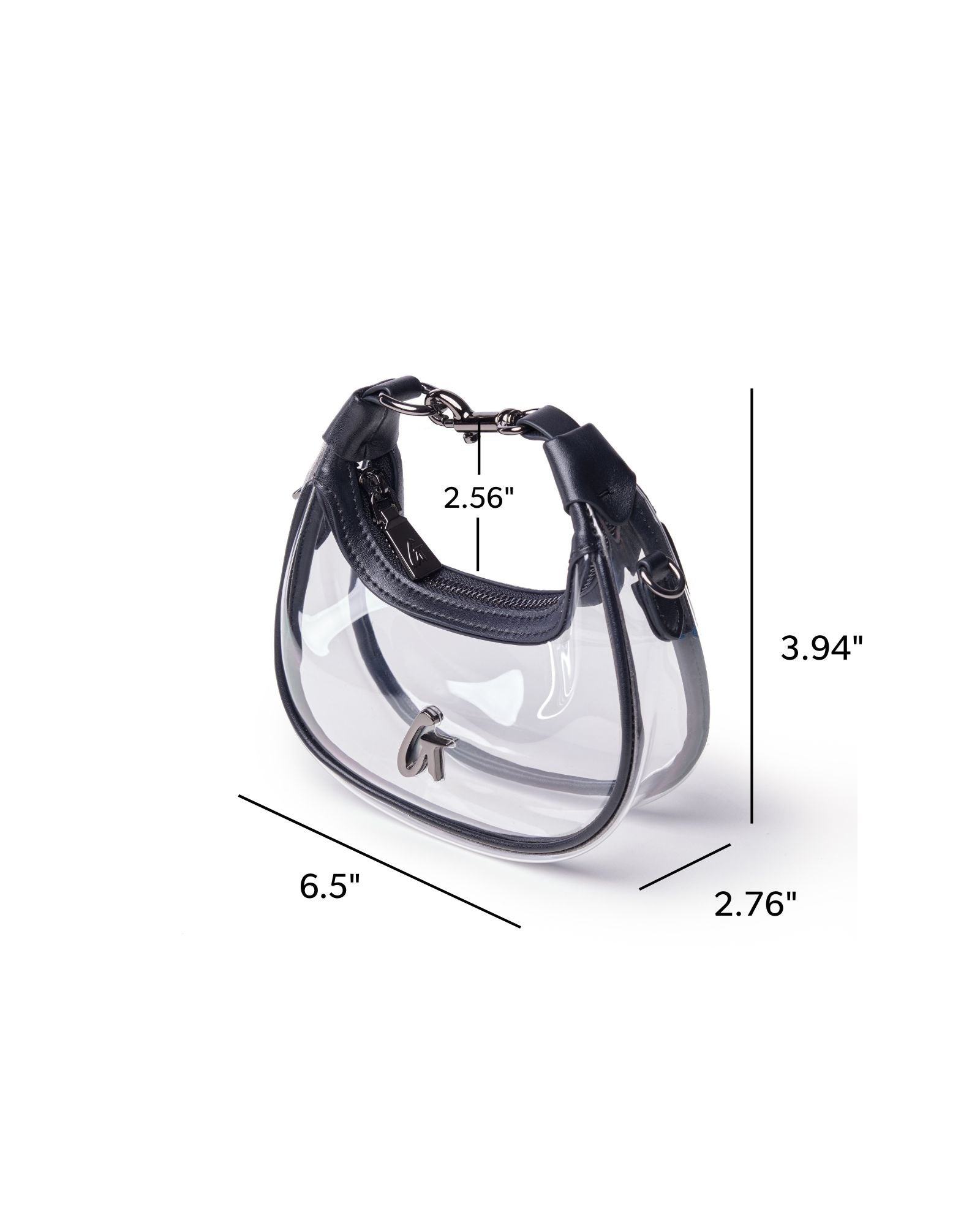 Nano Clear Hobo Bag | Mini Clear PVC Handbag | Stylish & Durable