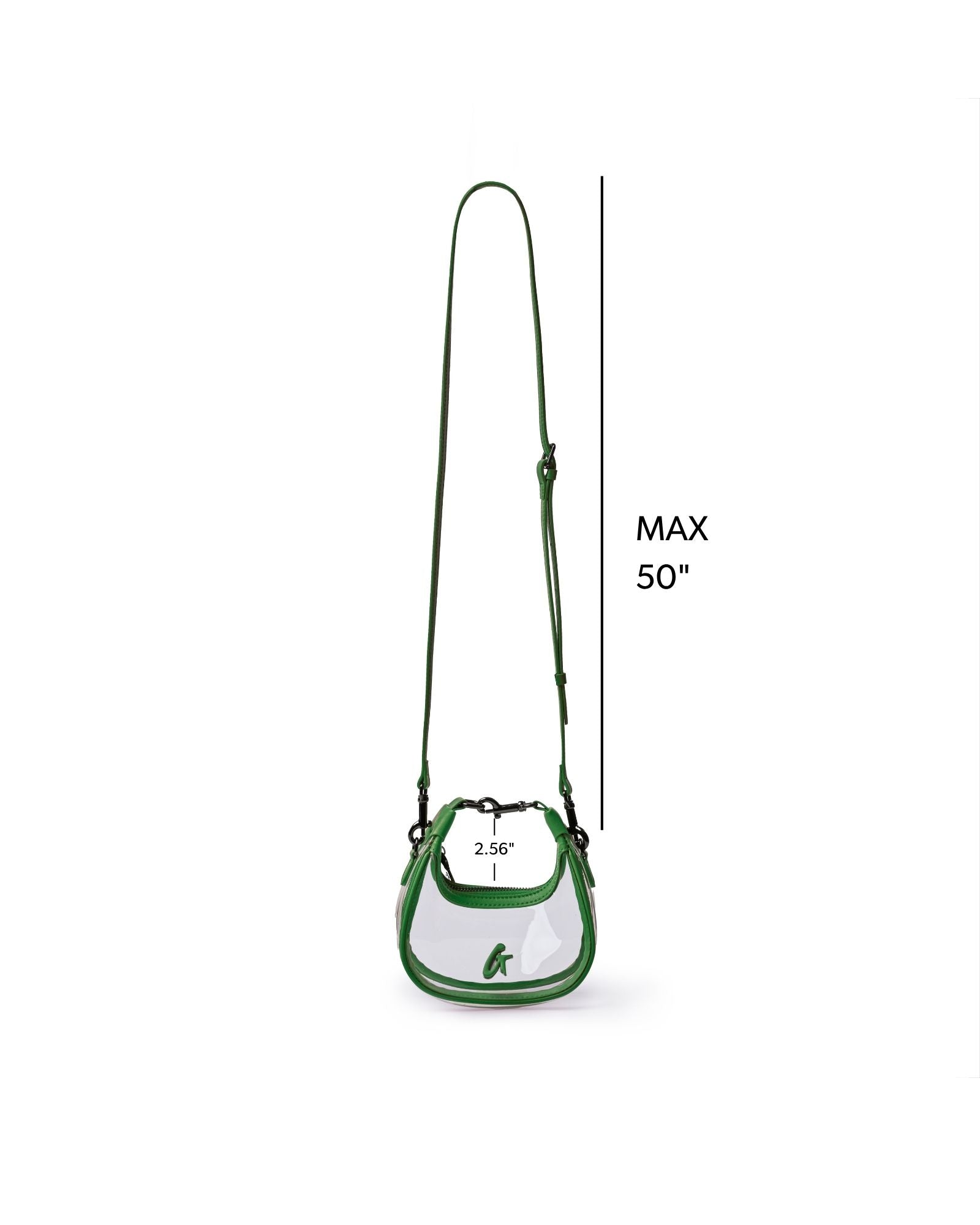 NANO CLEAR HOBO BAG - GREEN
