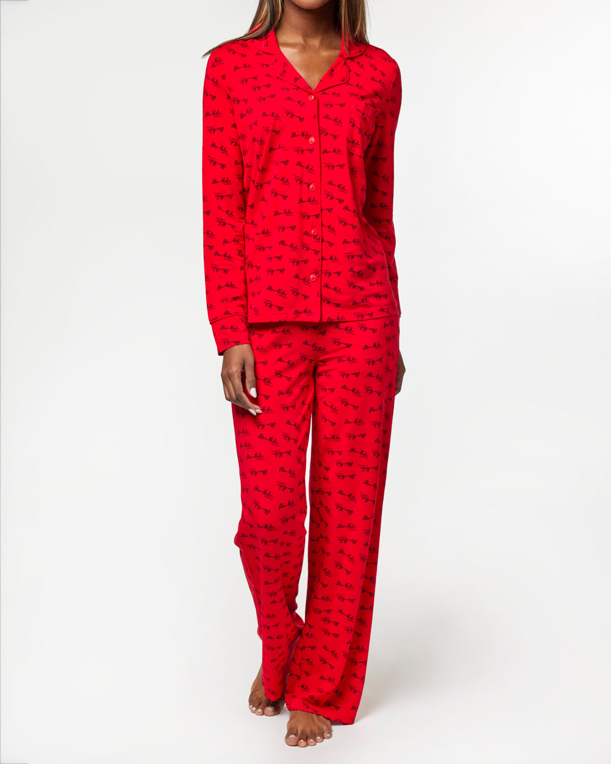 SIGNATURE PAJAMAS LONG - RED