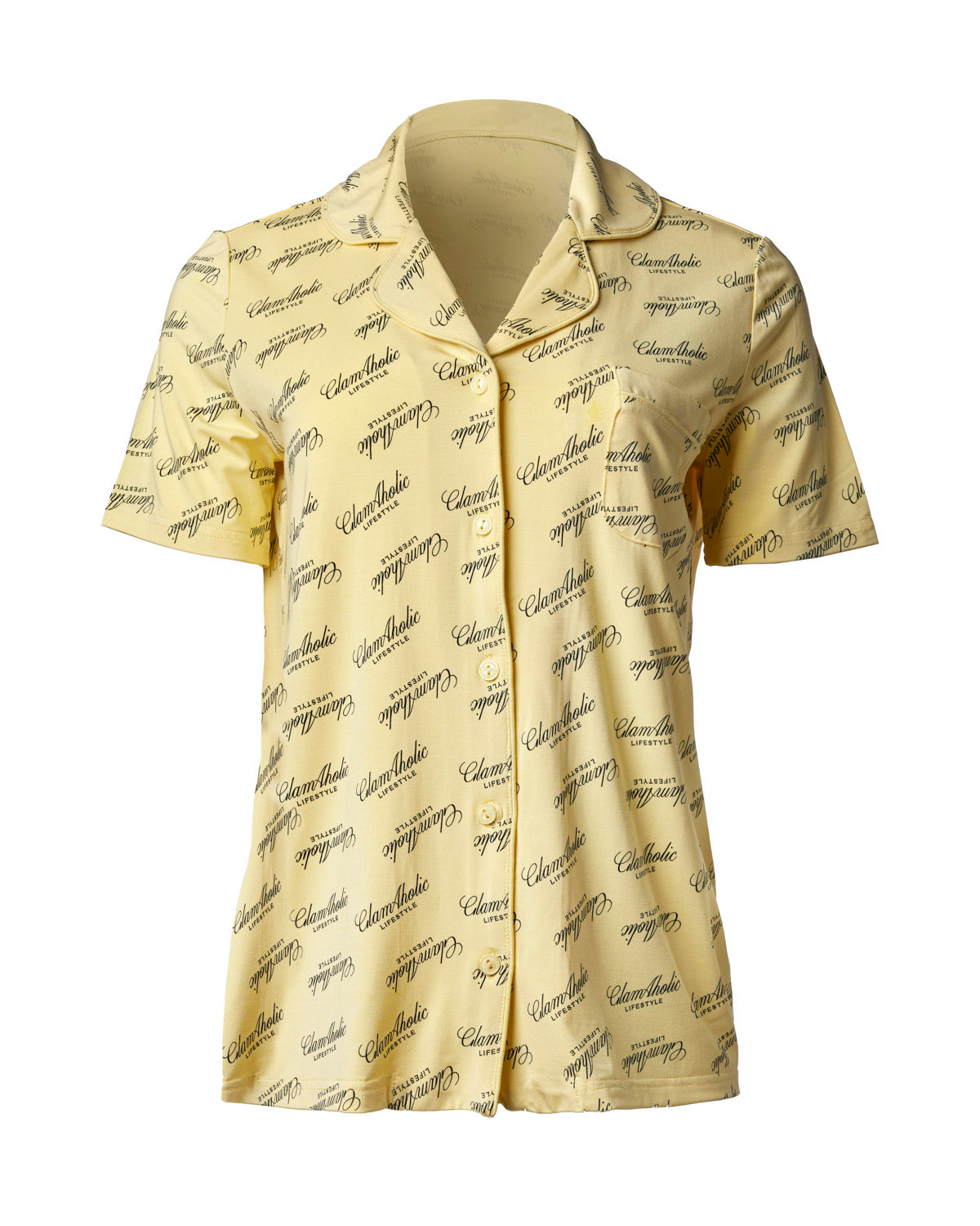 SIGNATURE LUXE PAJAMA SHORT SET - YELLOW