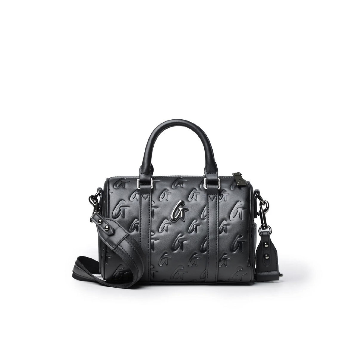 Mini Monogram Gal Boston Bag | Black | Signature G Print | Glam