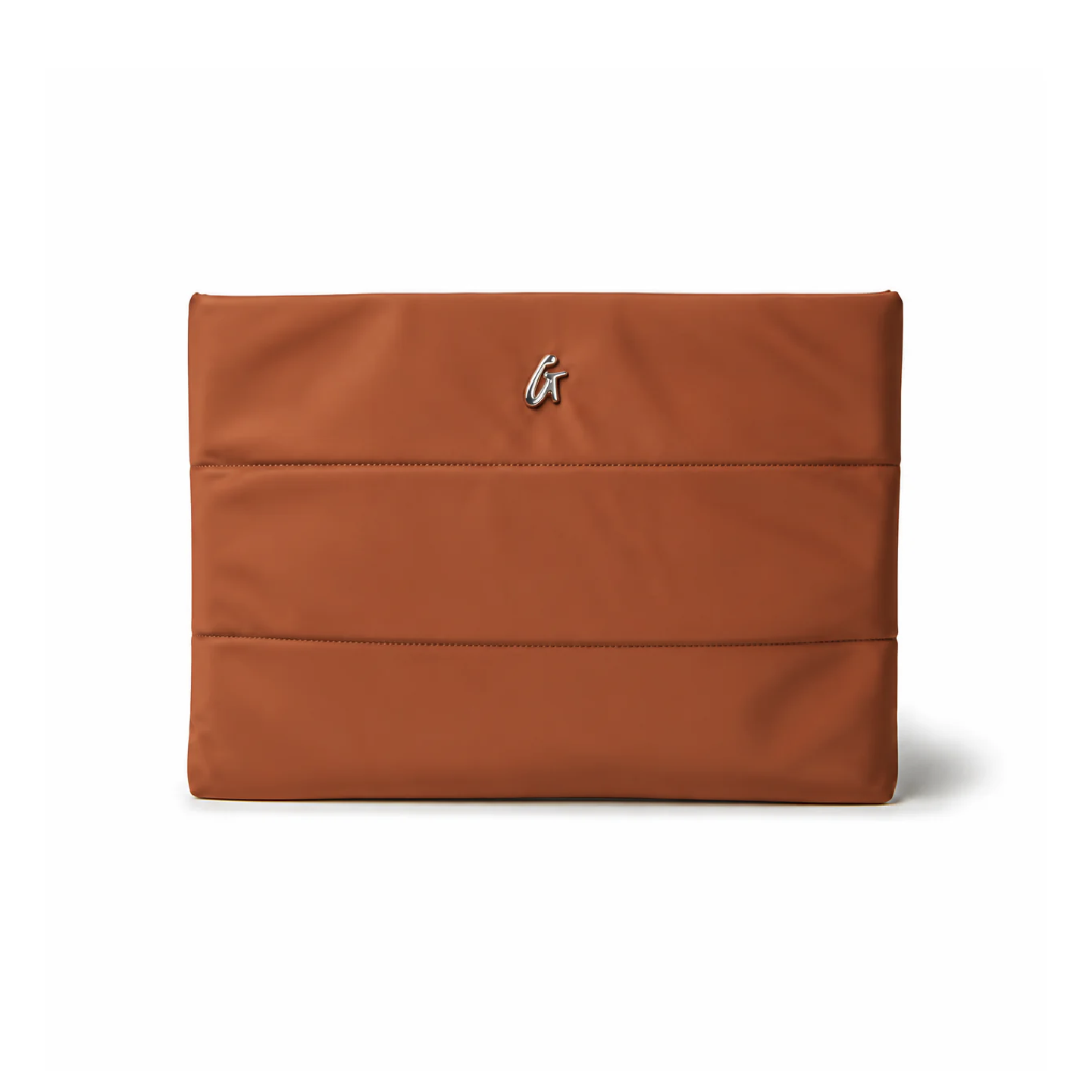 NYLON LAPTOP SLEEVE - BROWN
