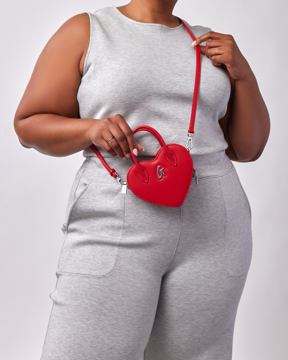 johanna heart mini backpack red MINI HEART BAG