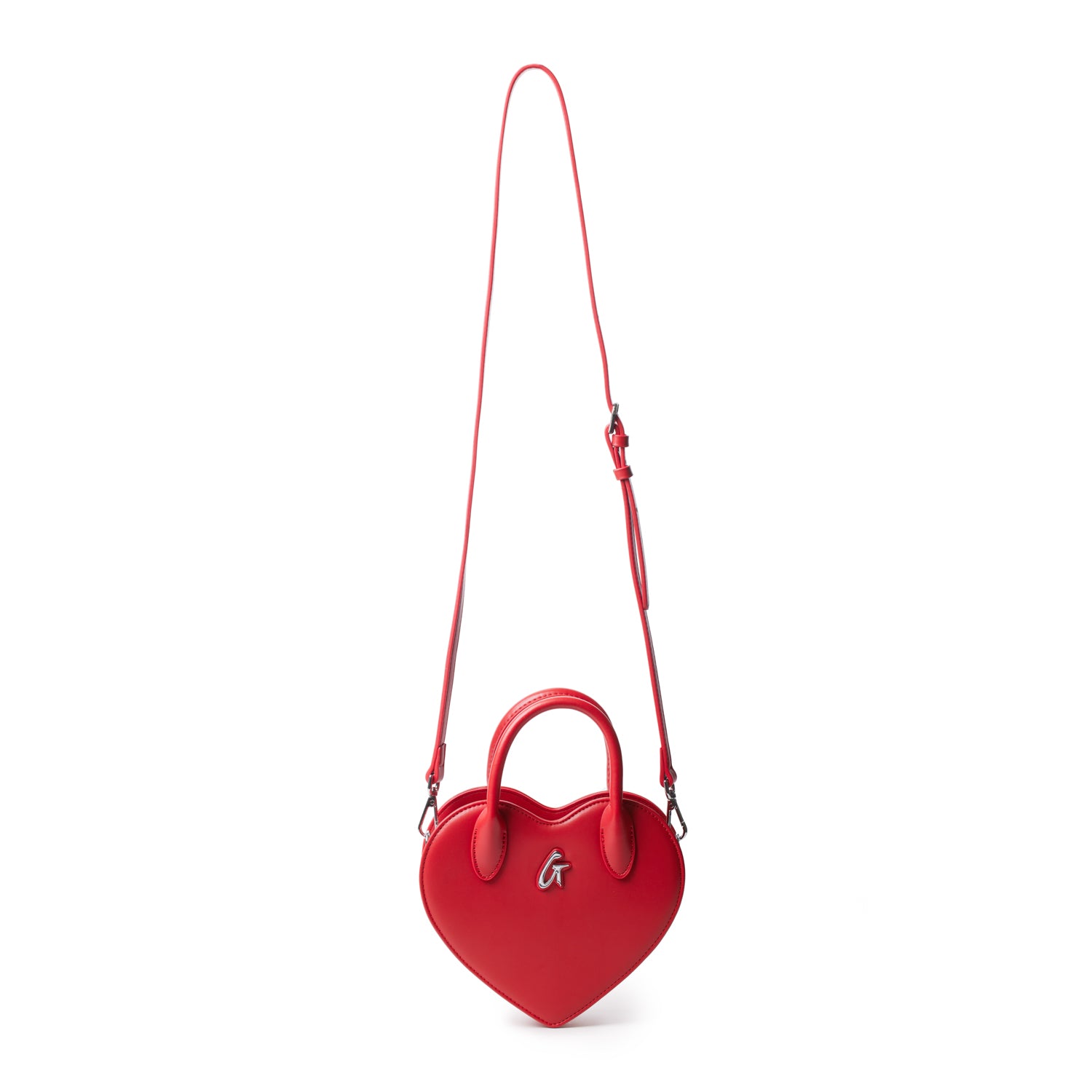 GLAM-AHOLIC RED HEART BAG