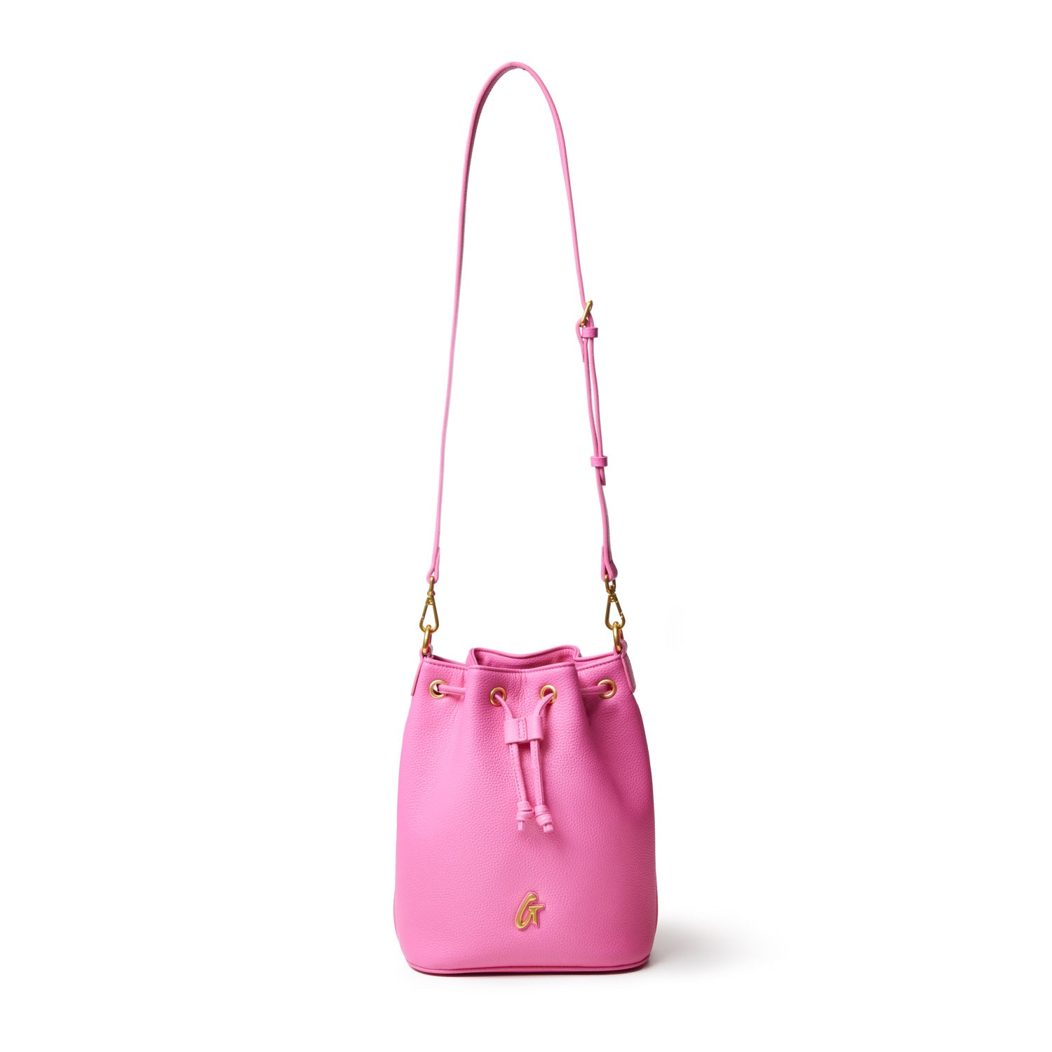 Hot pink bucket bag best sale