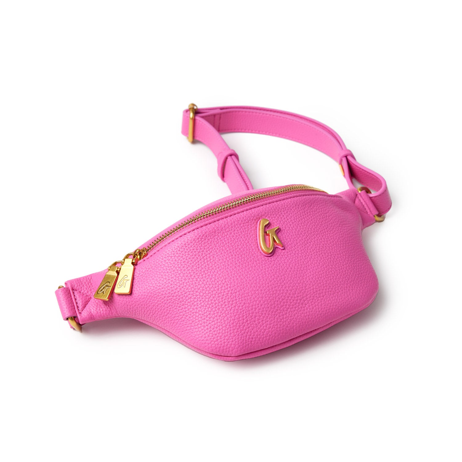 MINI PEBBLE FANNY PACK - HOT PINK