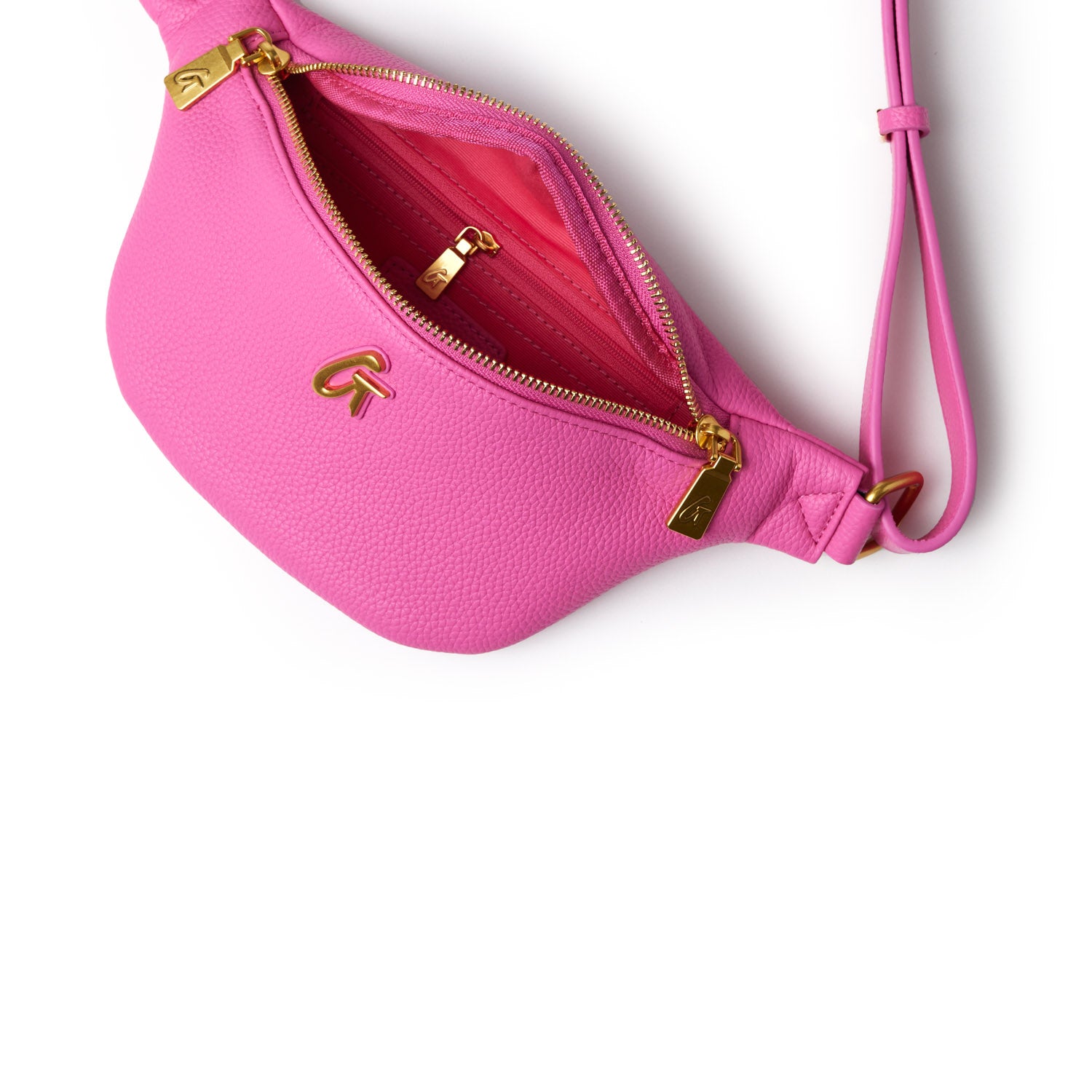 MINI PEBBLE FANNY PACK - HOT PINK