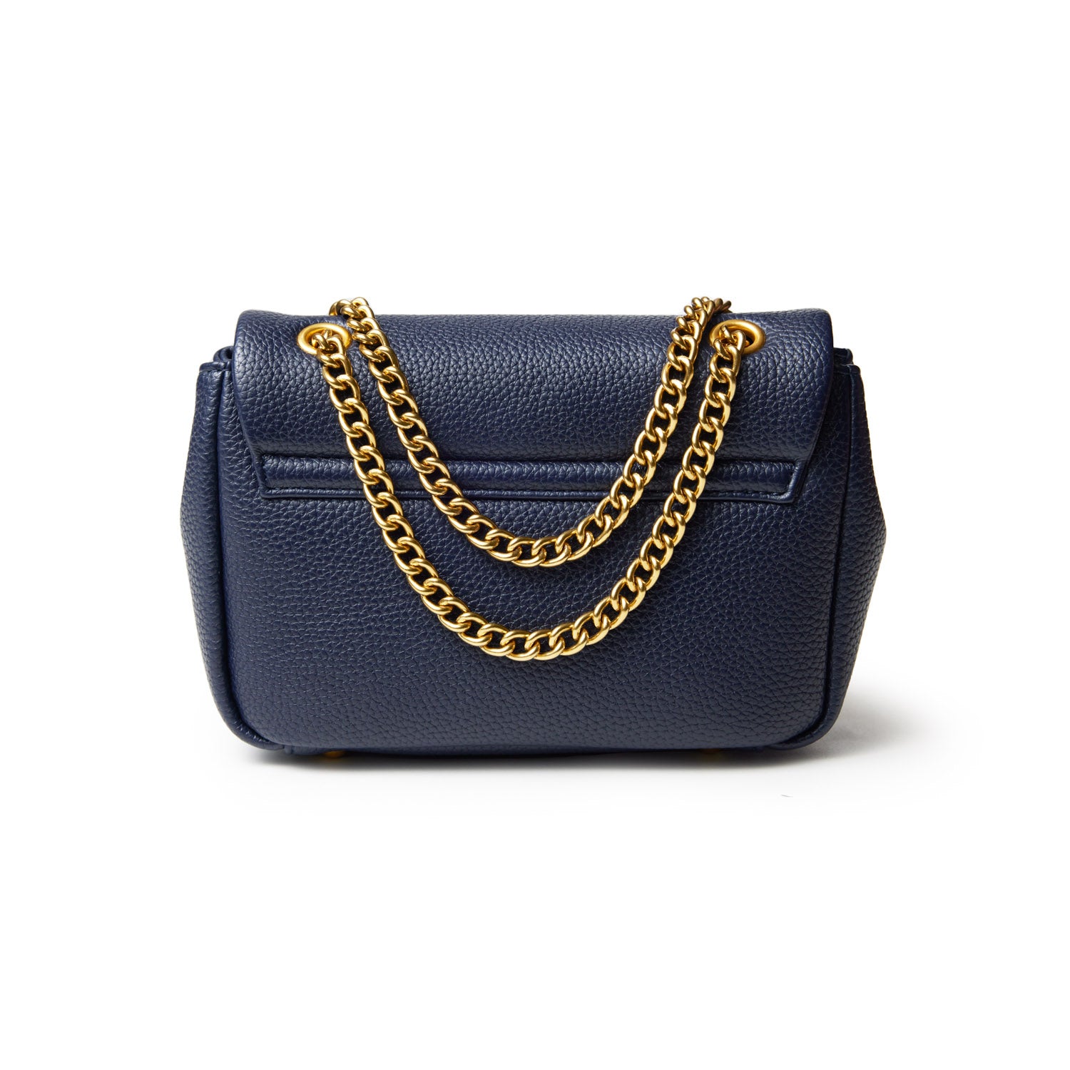 PEBBLE MINI FLAP BAG NAVY