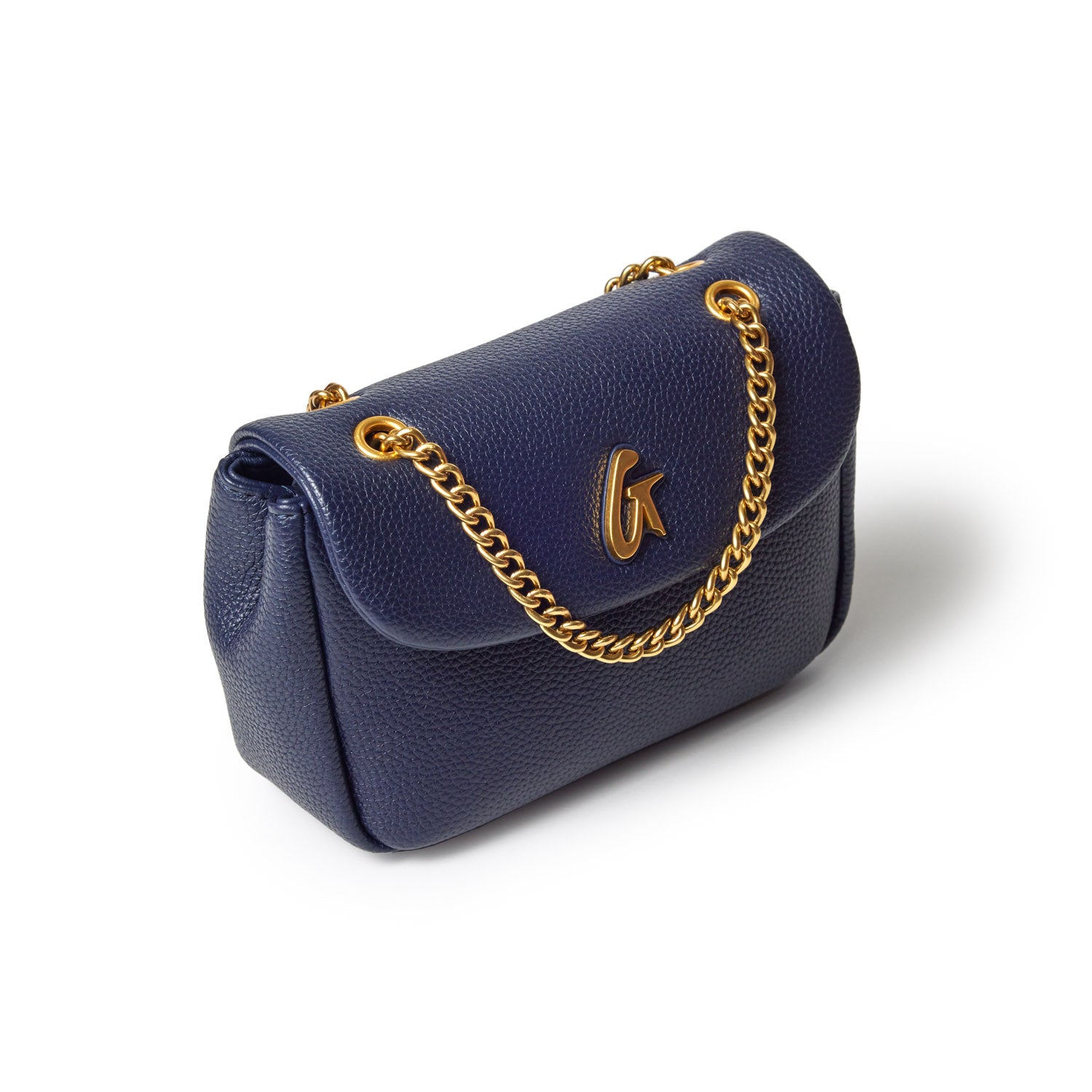 PEBBLE MINI FLAP BAG NAVY