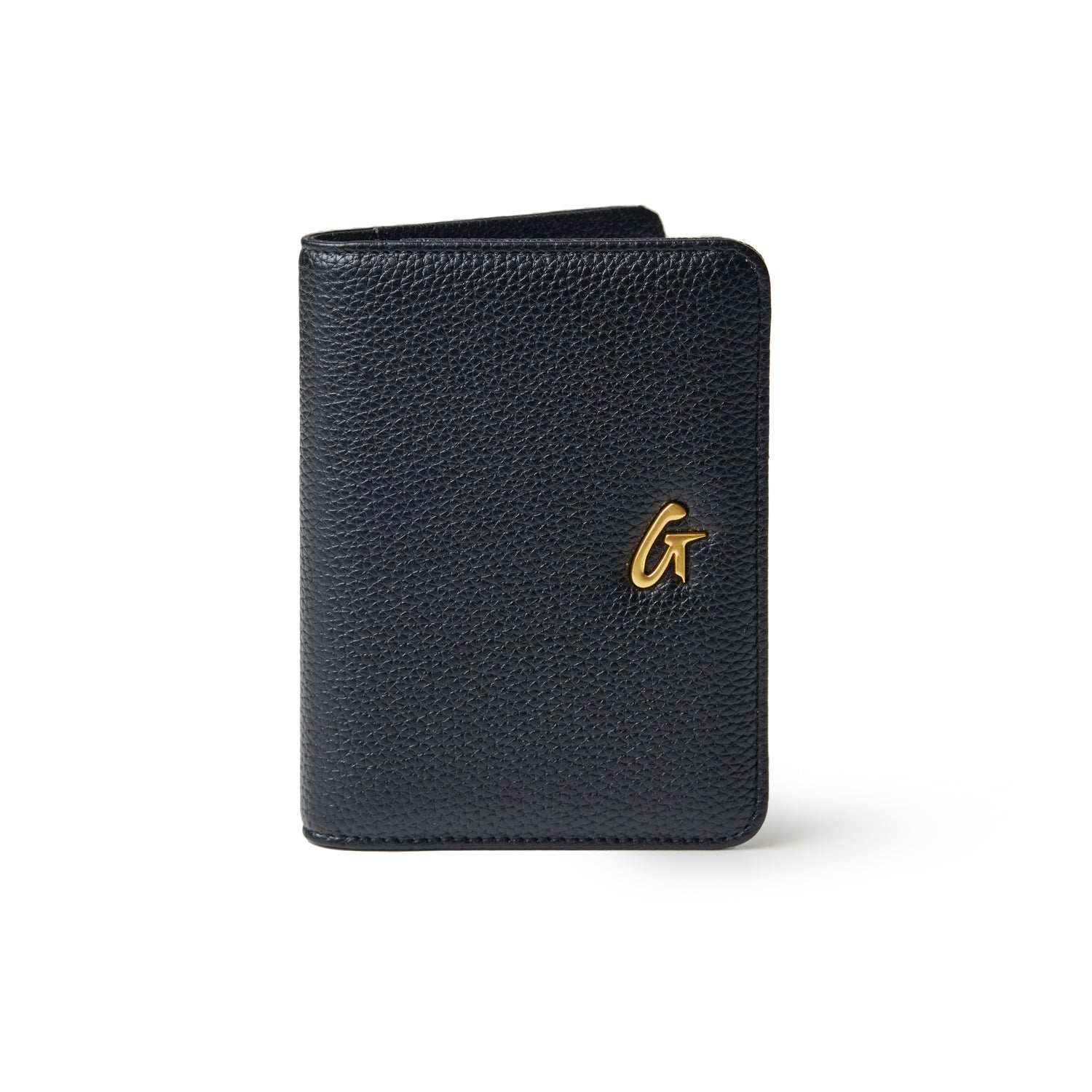 PEBBLE PASSPORT HOLDER BLACK