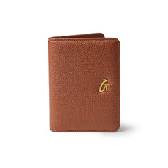 PEBBLE PASSPORT HOLDER BROWN