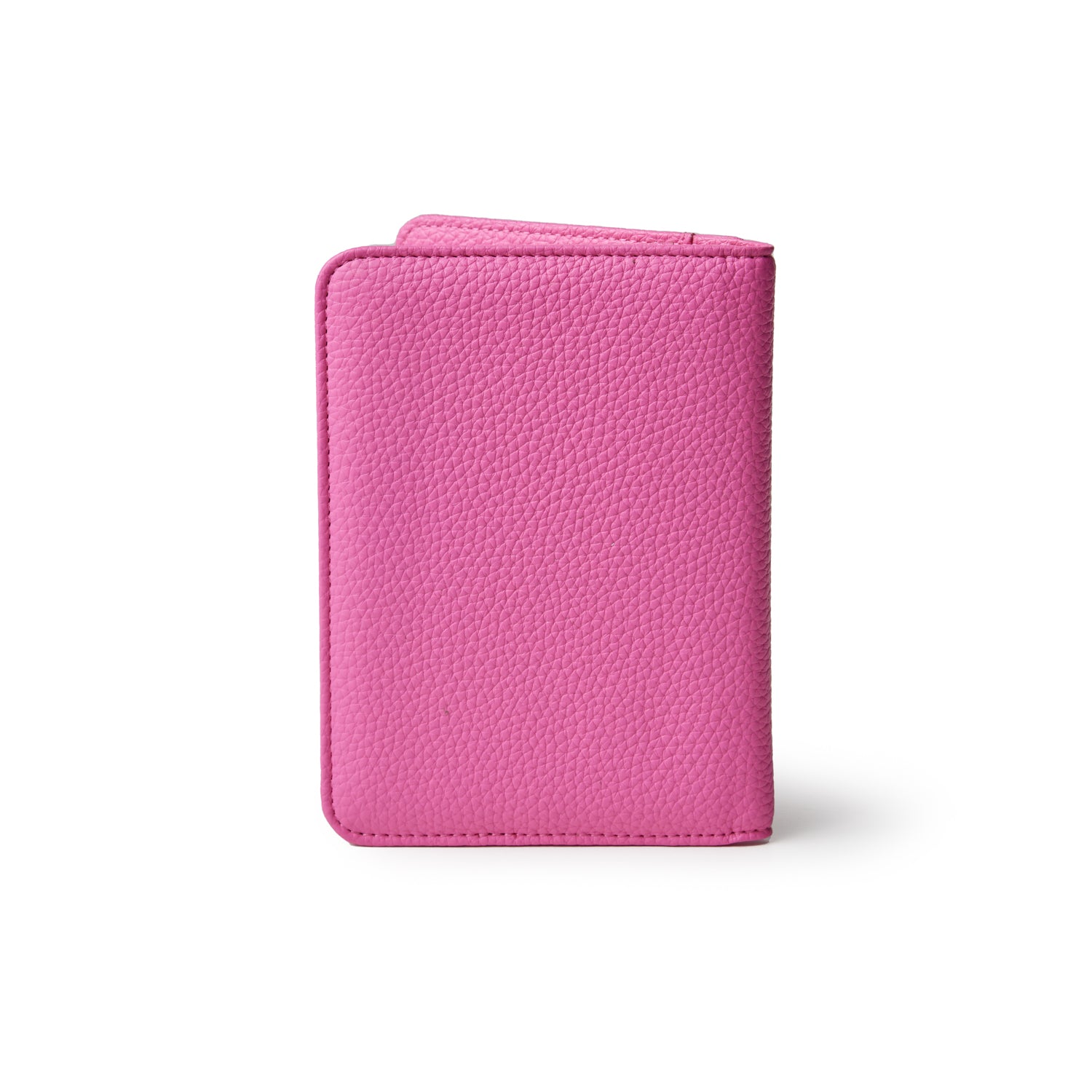 PEBBLE PASSPORT HOLDER - HOT PINK