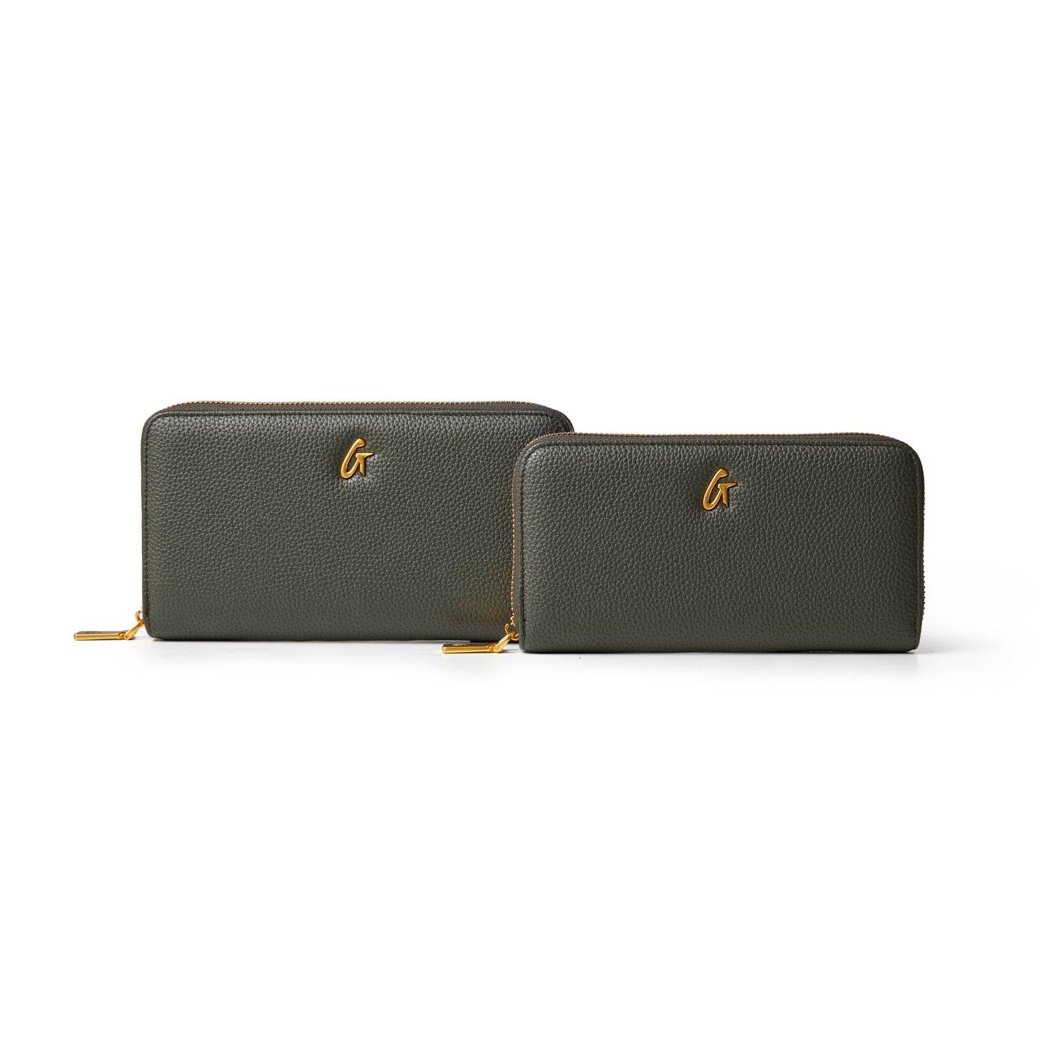 PEBBLE STANDARD WALLET OLIVE GREEN