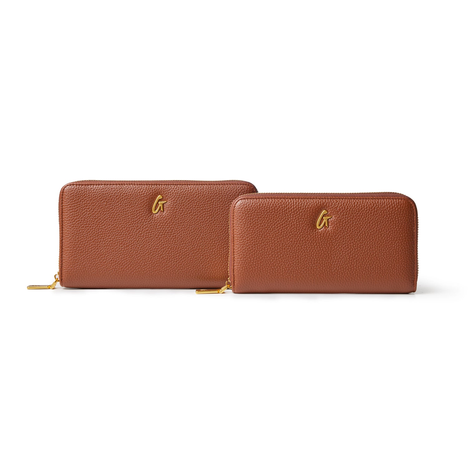 PEBBLE JUMBO WALLET BROWN