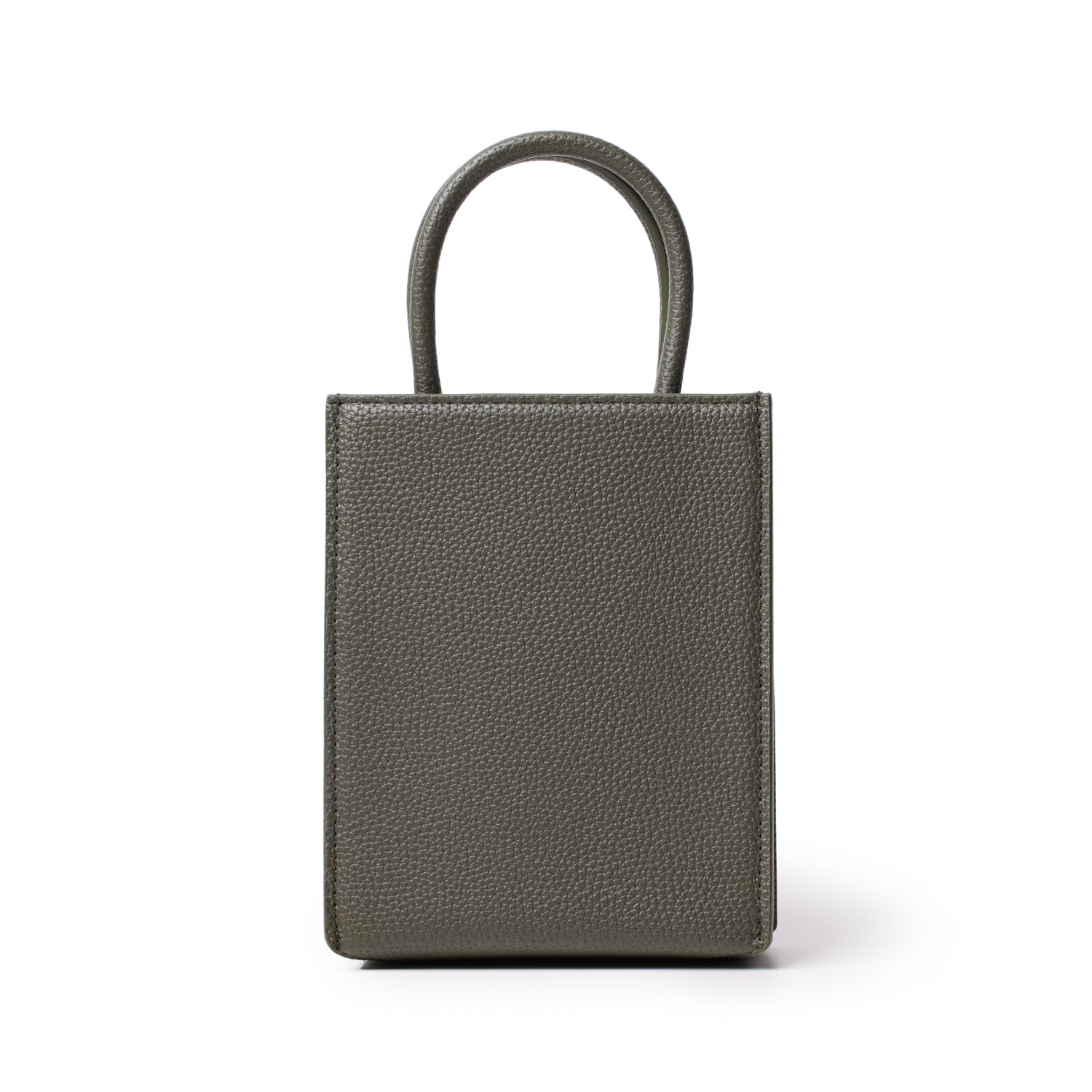 Mini olive green shops shopping bag