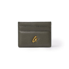 PEBBLE CARDHOLDER OLIVE GREEN