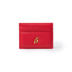 PEBBLE CARDHOLDER RED