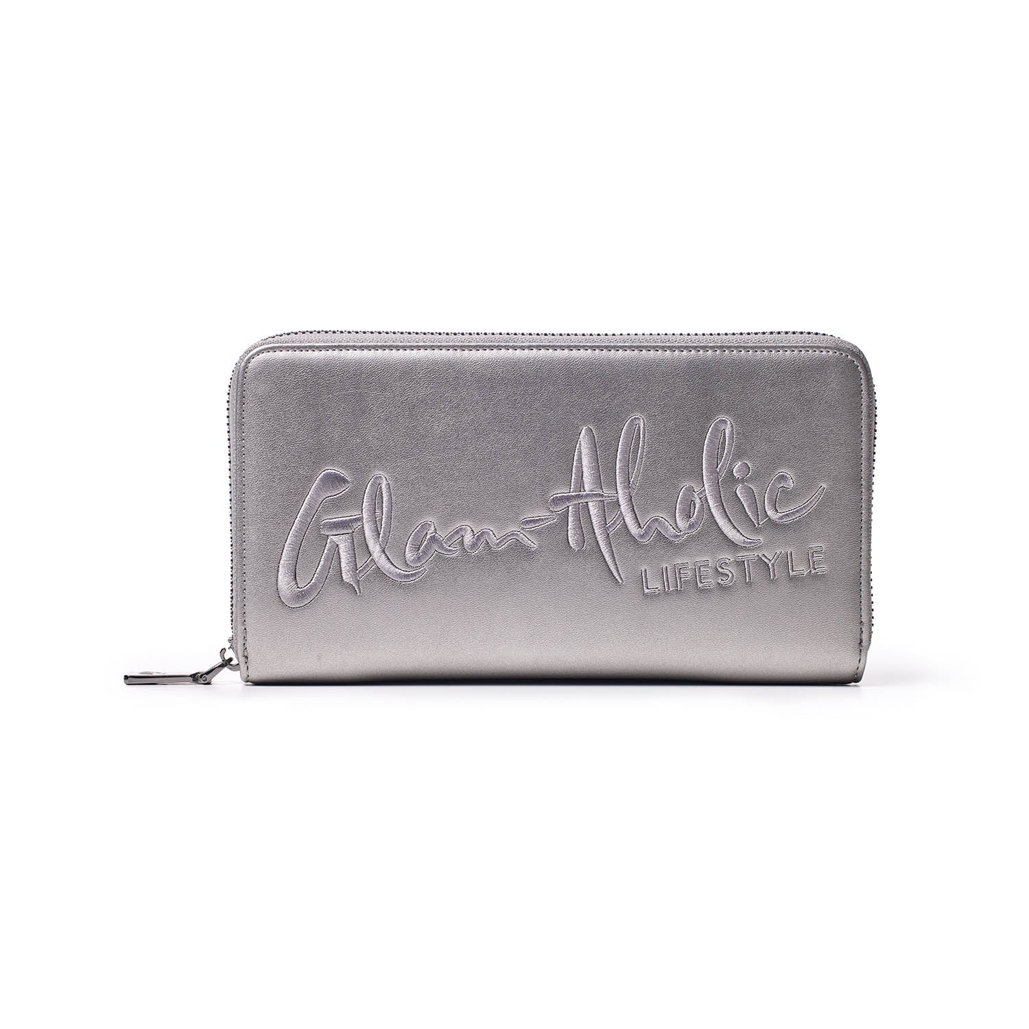 SIGNATURE LOGO JUMBO WALLET PLATINUM