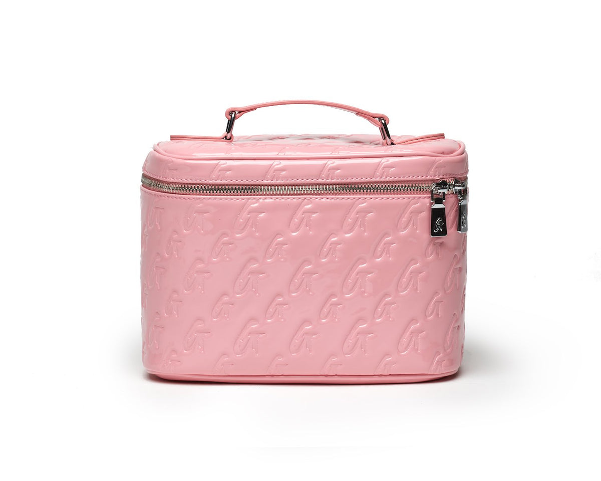 MONOGRAM TOILETRY SET - MIRROR LIGHT PINK