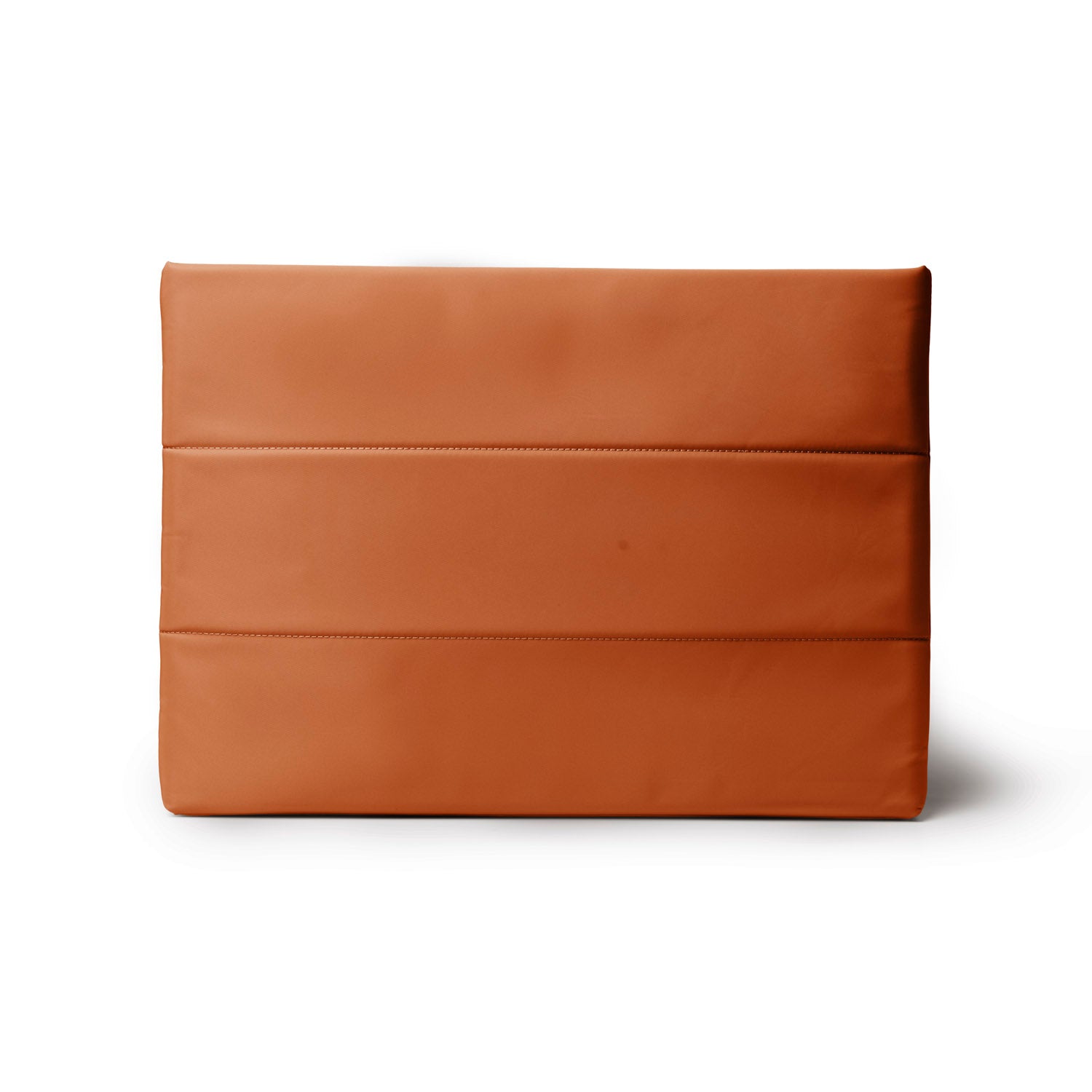 Brown nylon laptop sleeve with a sleek design, offering stylish protection for your device. Ideal for modern professionals.